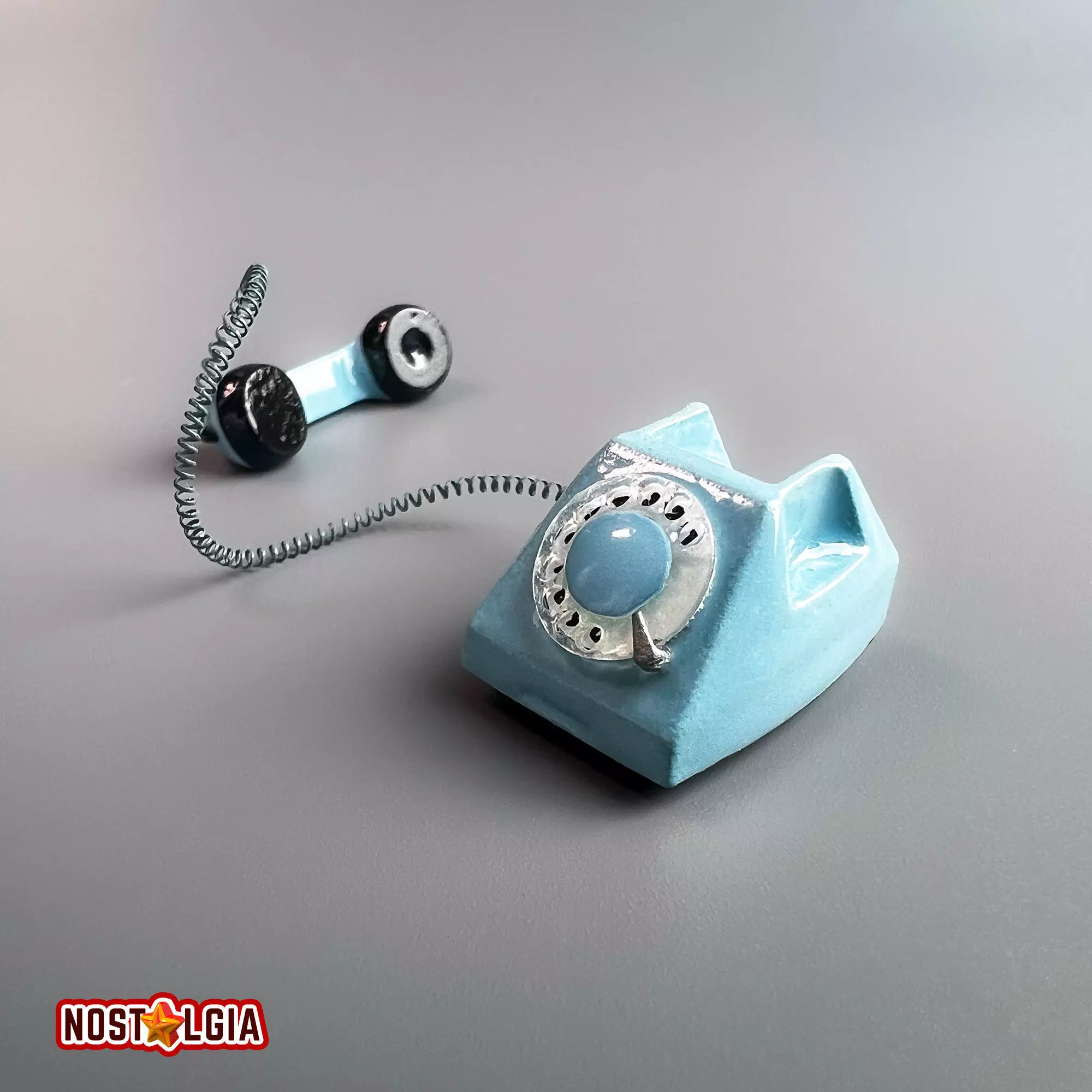 Vintage Rotary Phone 3D print model_0