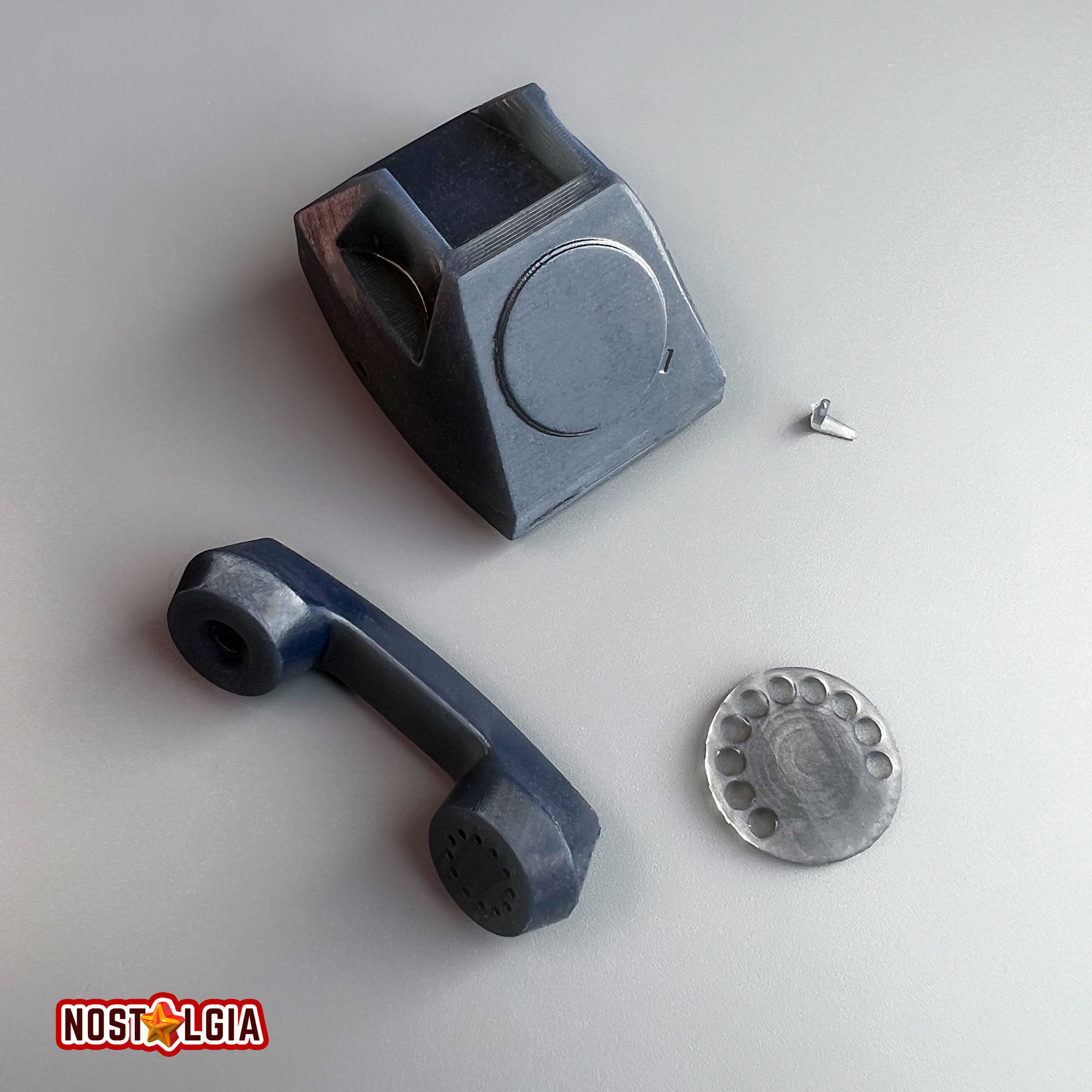 Vintage Rotary Phone 3D print model_6