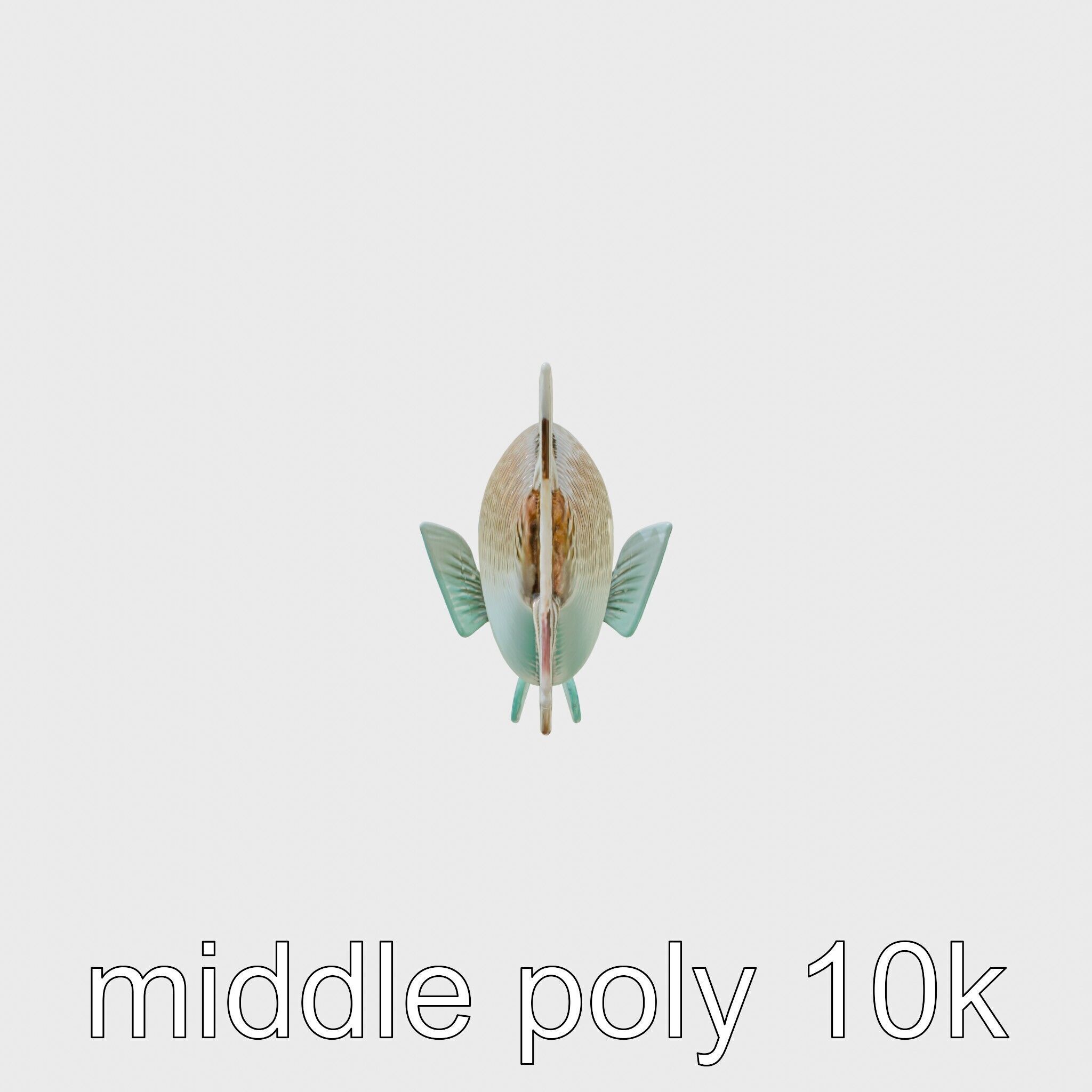 Lanternfish with Bioluminescent Photophores 3D Model Low-poly 3D model_2