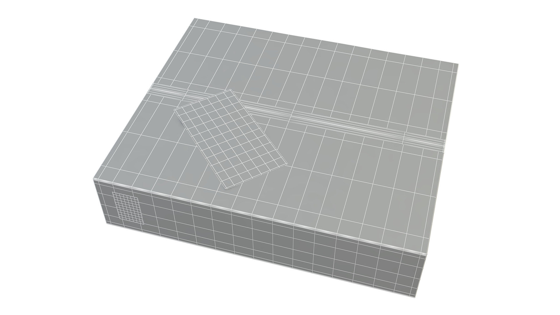 Cardboard Box 3D model_8