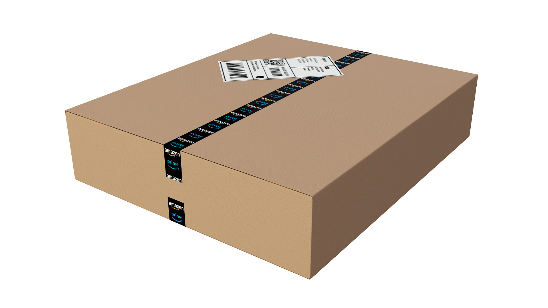 Cardboard Box 3D model_5