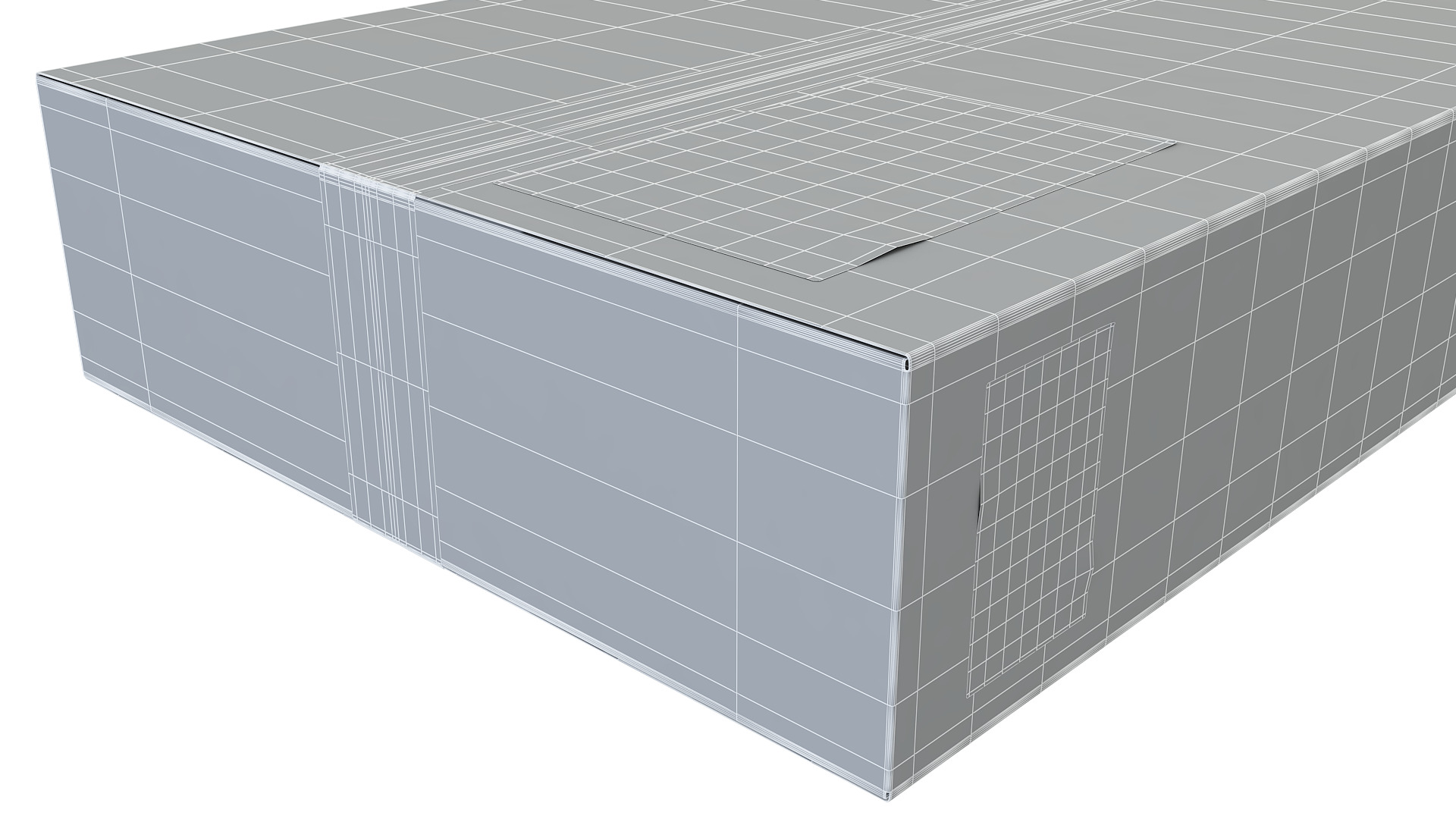 Cardboard Box 3D model_6