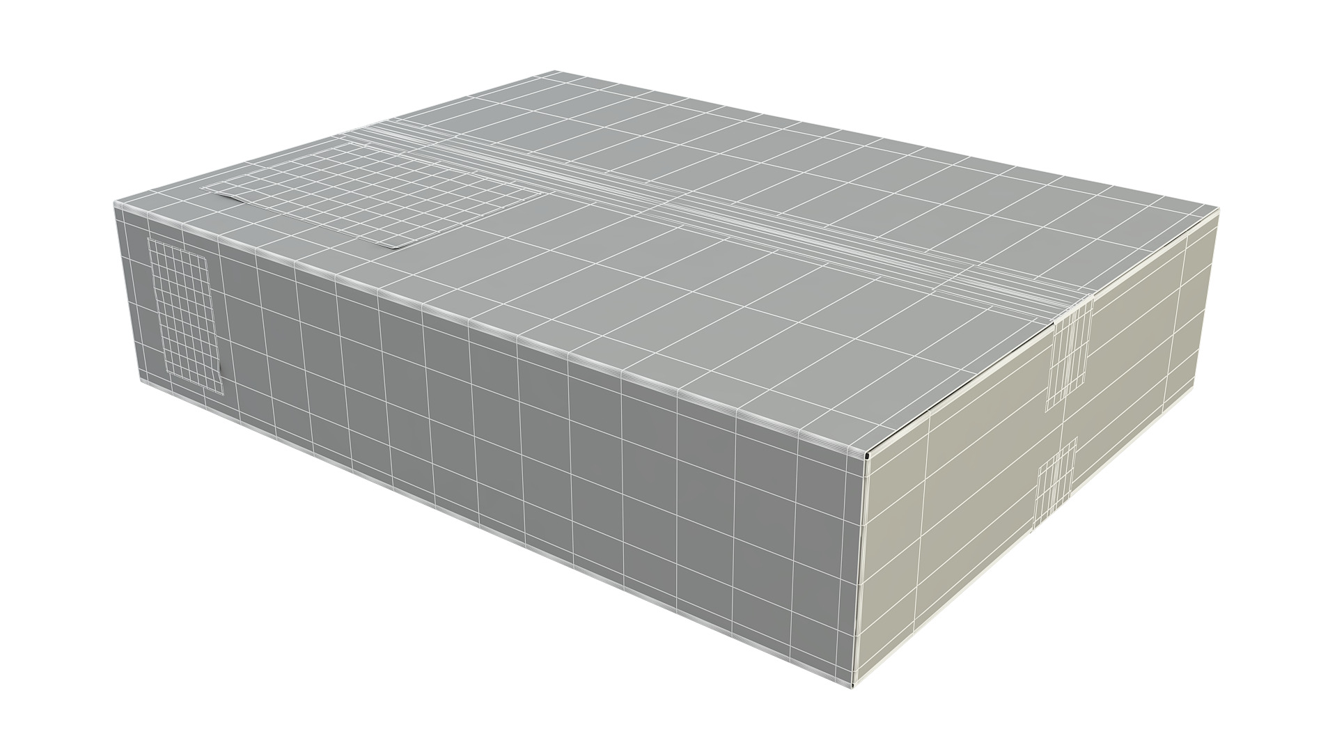 Cardboard Box 3D model_8