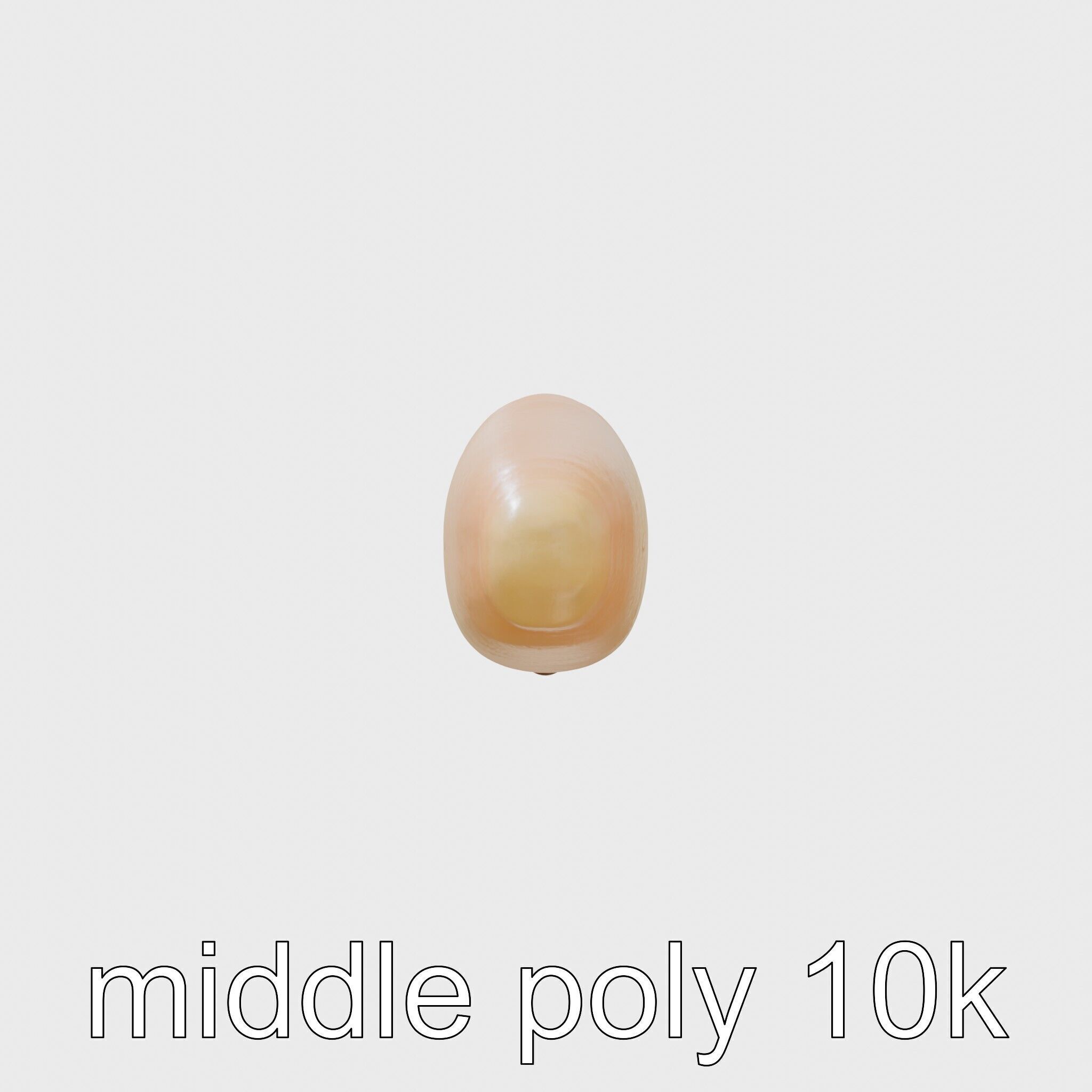 Sea Cucumber 3D Model with Tubular Body and Tube Feet Low-poly 3D model_2