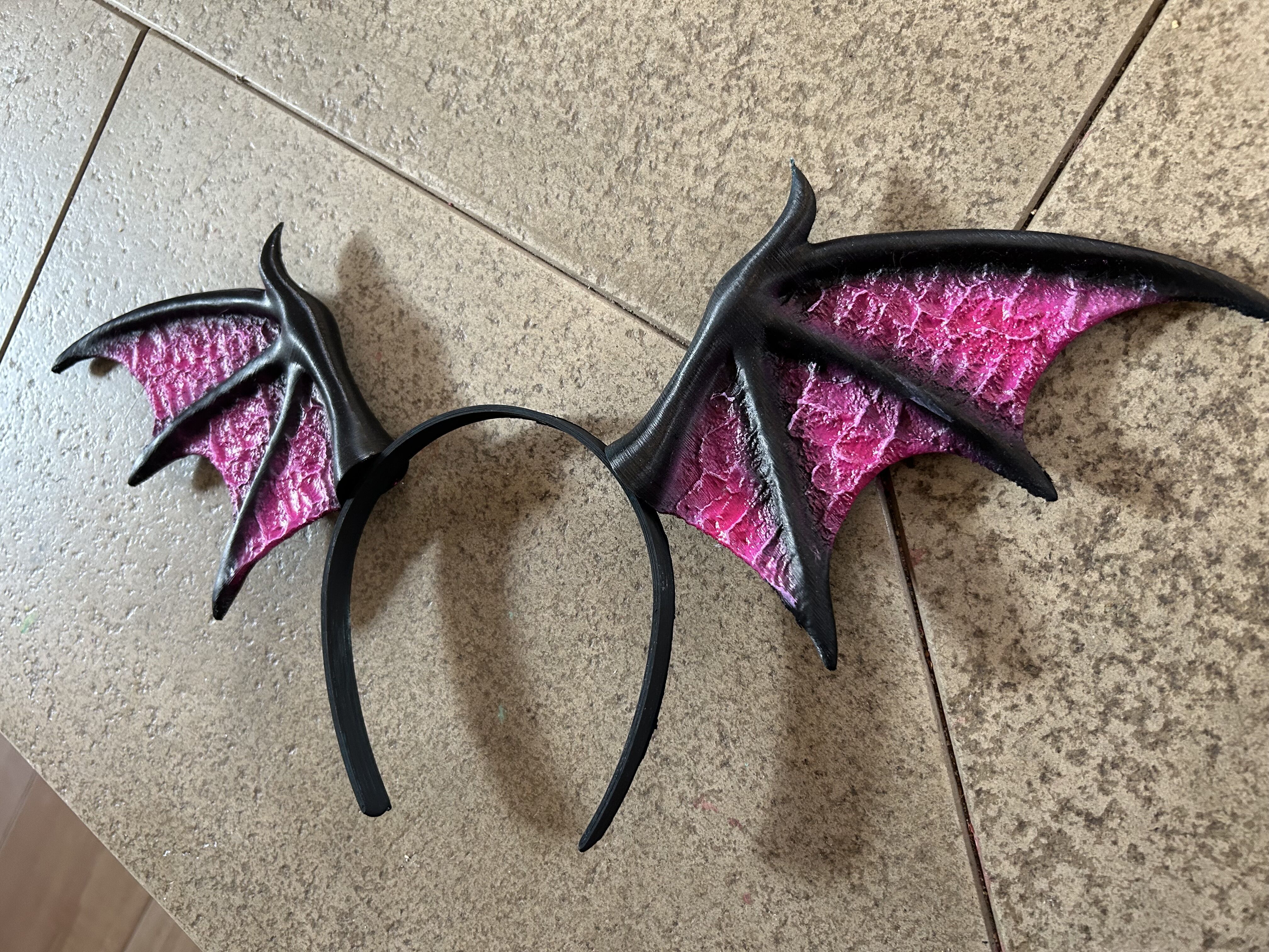 Morrigans inspired headband 3D print model_1