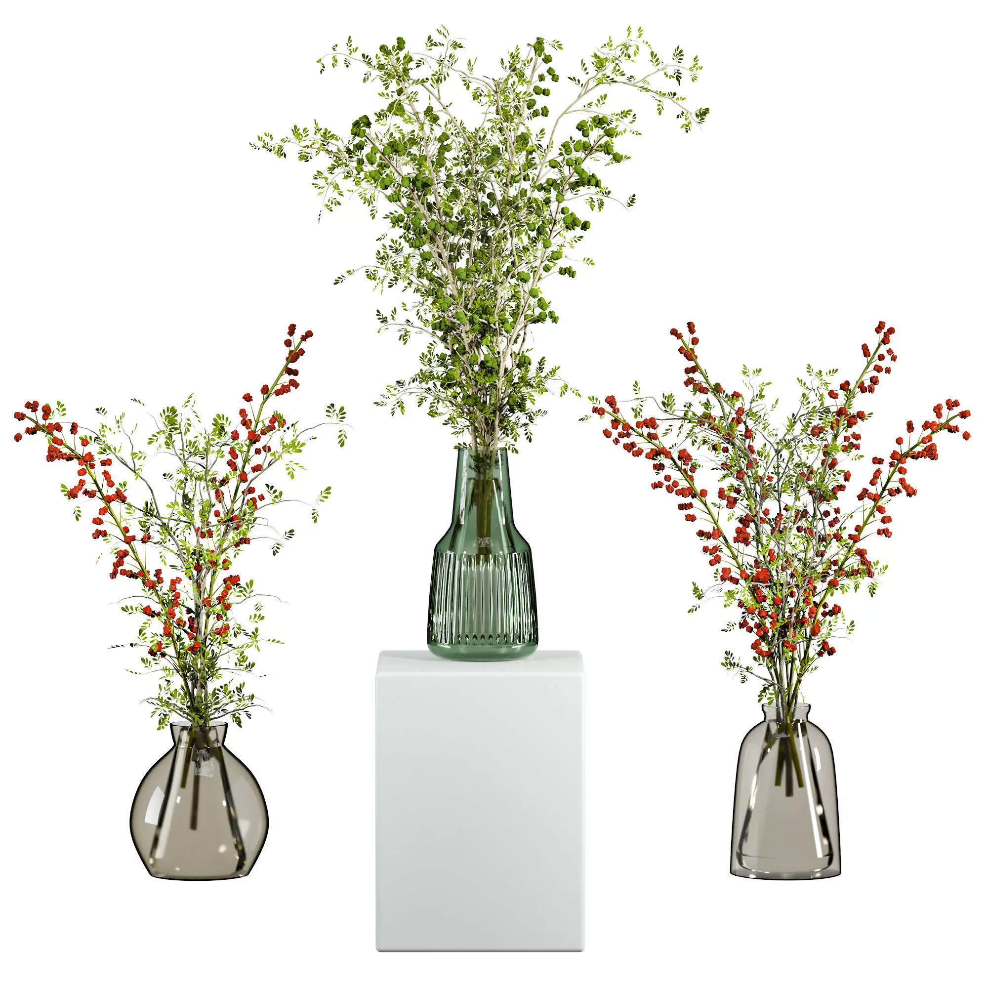 bouquet set 3D model_0