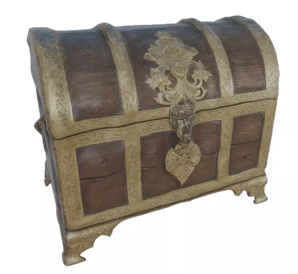 Medieval Chest Prefab for Unity 3D model_0