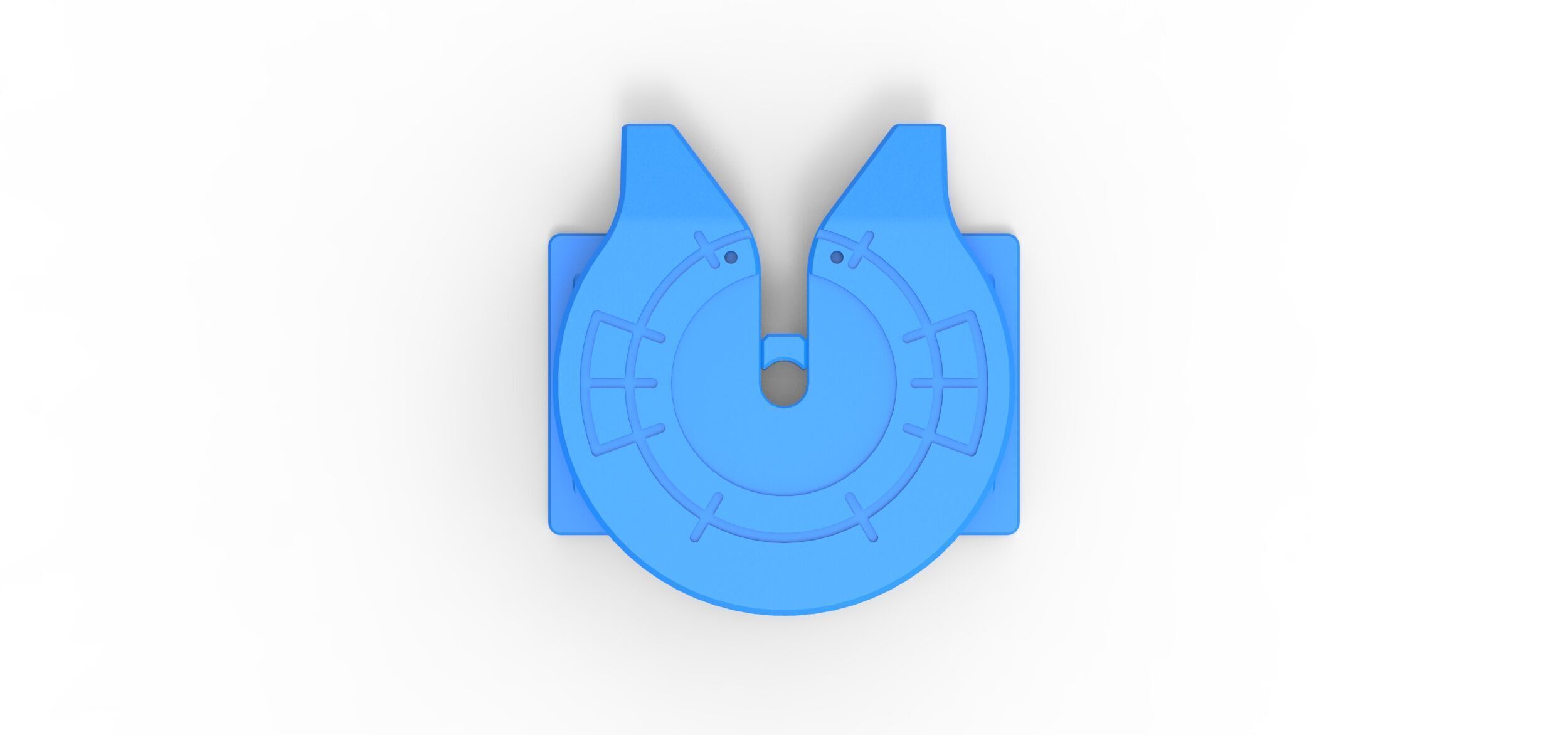 Fifth wheel of Semi truck Scale 1 to 25 3D print model_7