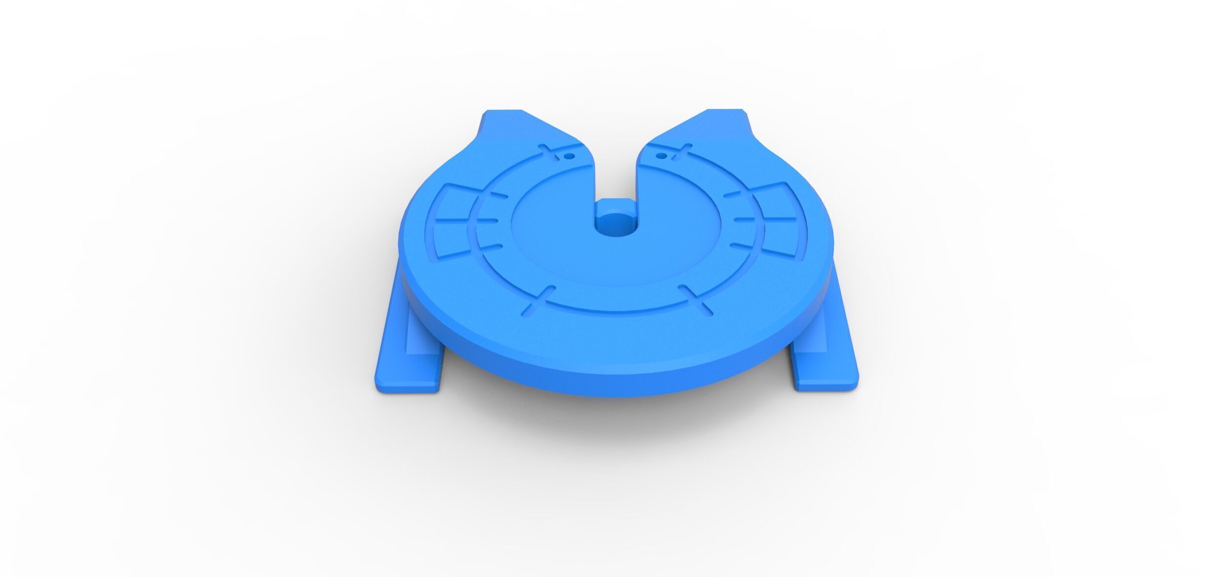 Fifth wheel of Semi truck Scale 1 to 25 3D print model_6