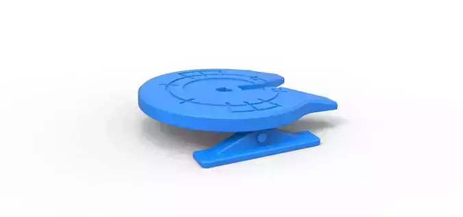 Fifth wheel of Semi truck Scale 1 to 25