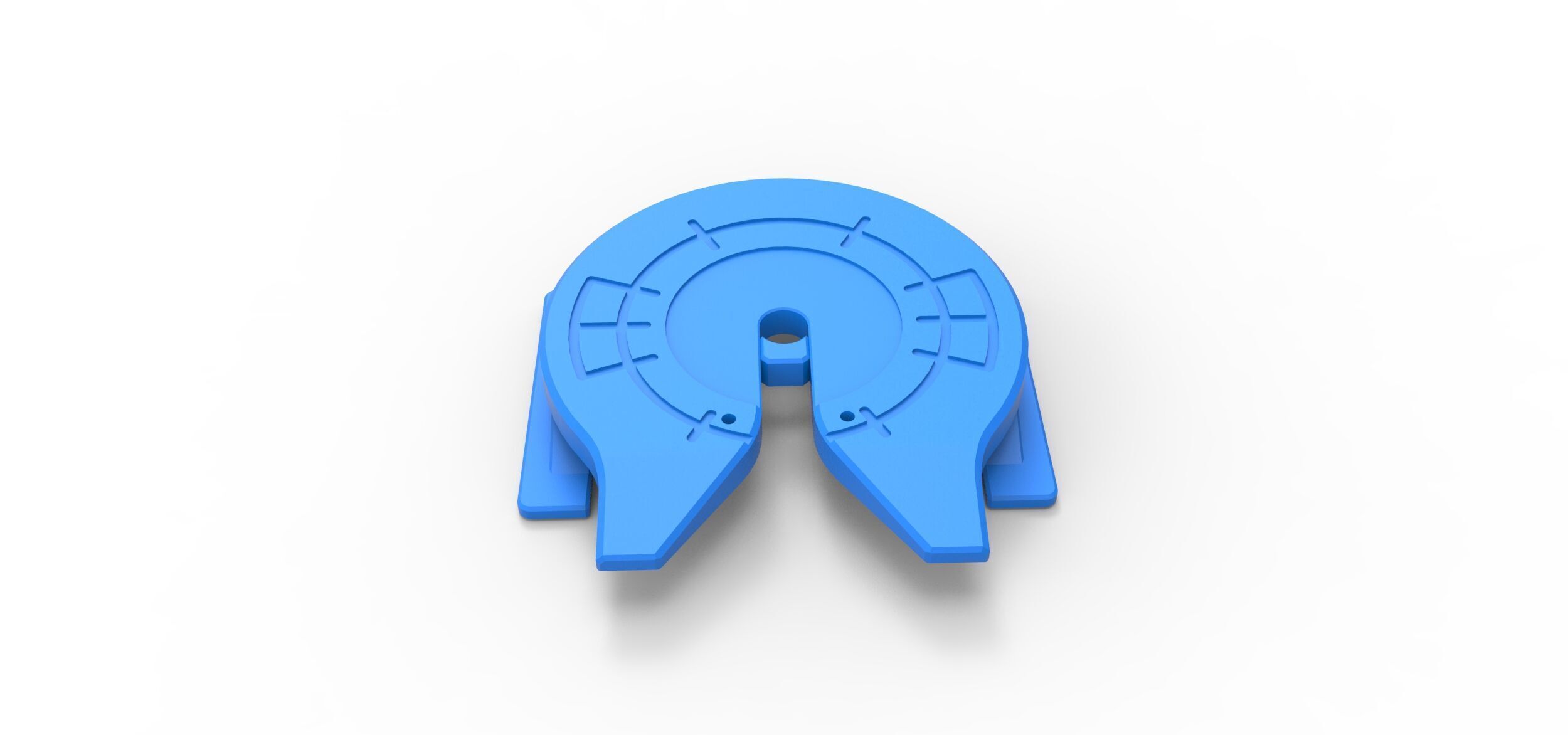 Fifth wheel of Semi truck Scale 1 to 25 3D print model_10