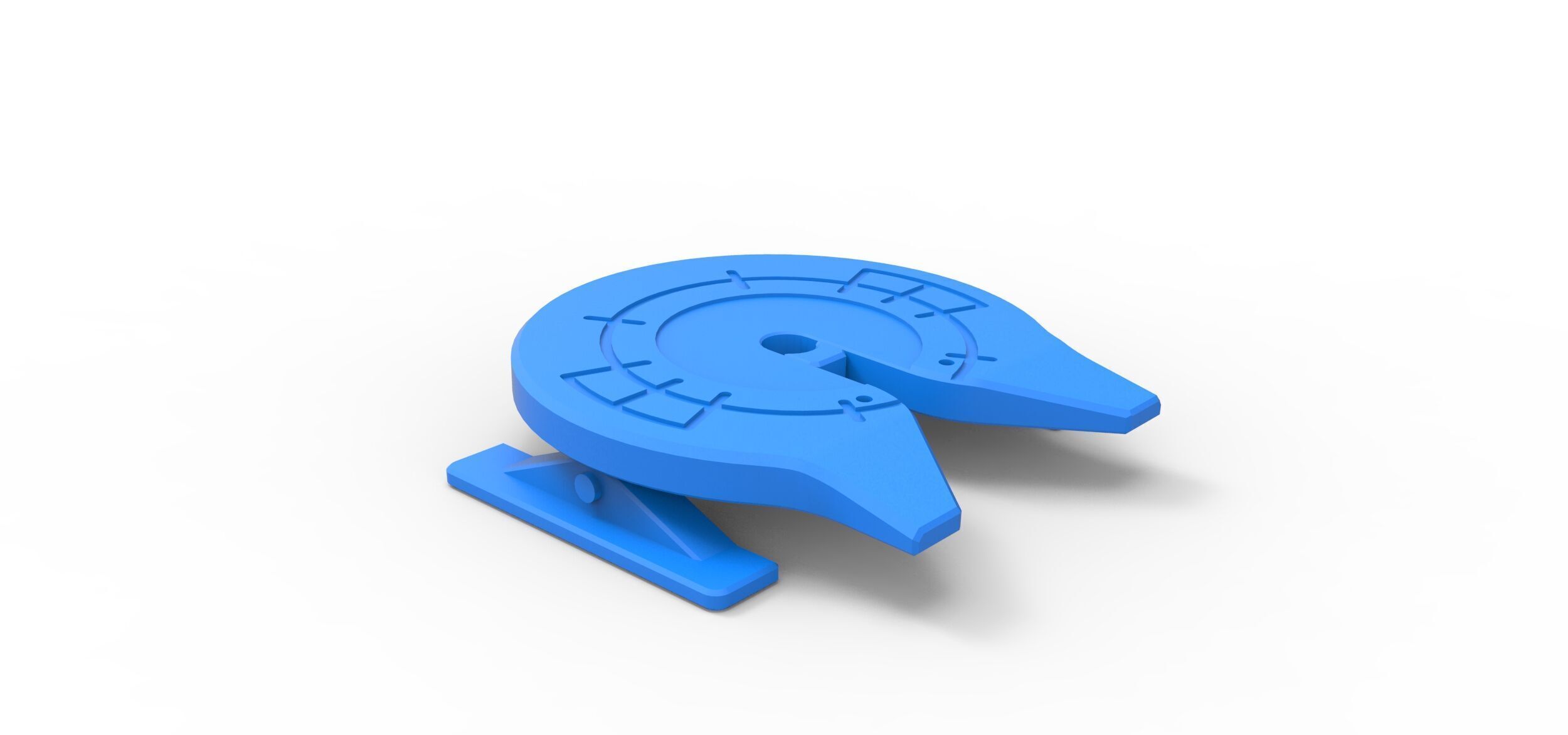 Fifth wheel of Semi truck Scale 1 to 25 3D print model_8