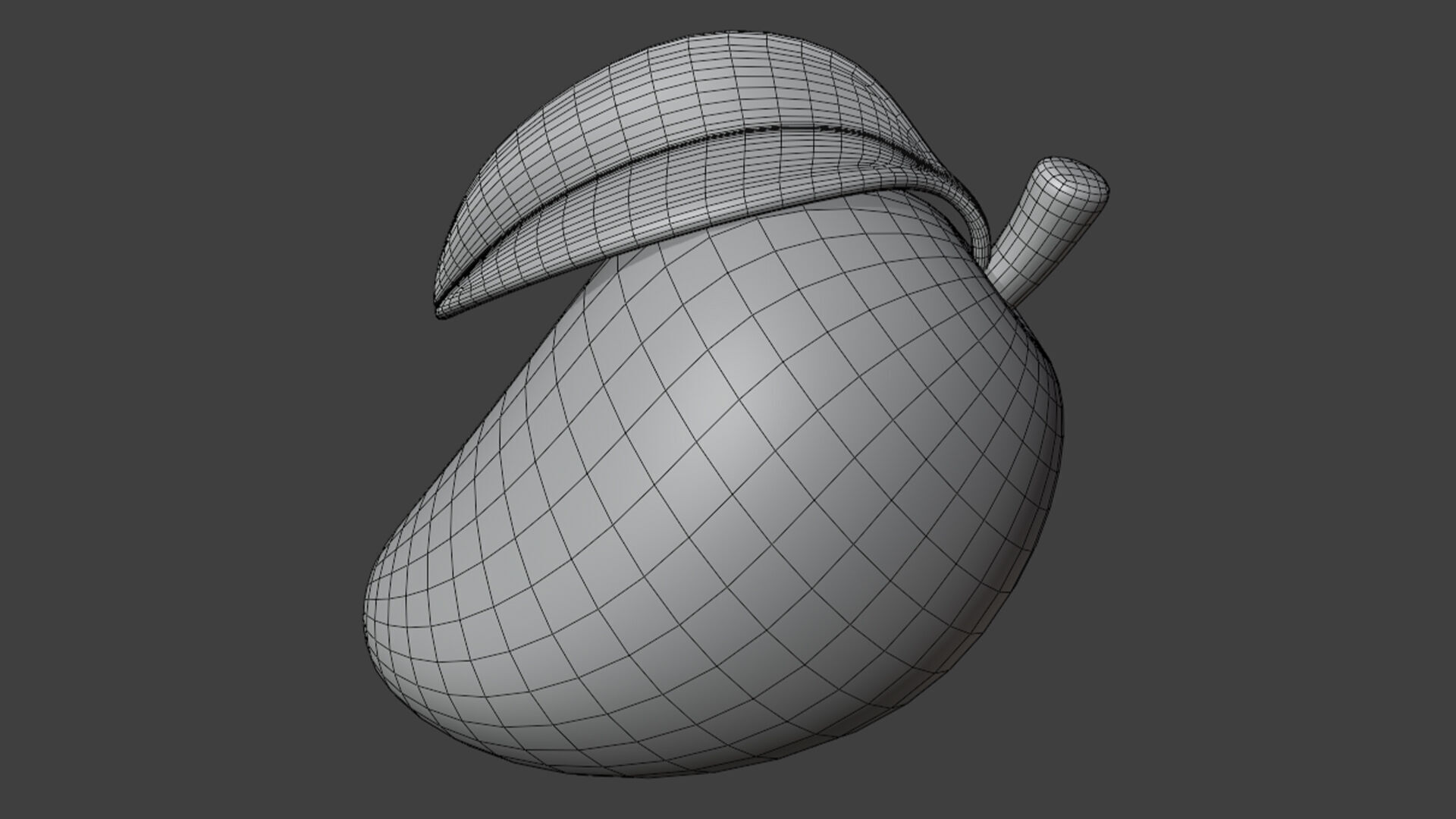 Mango Fruit Stylized 3D model_6