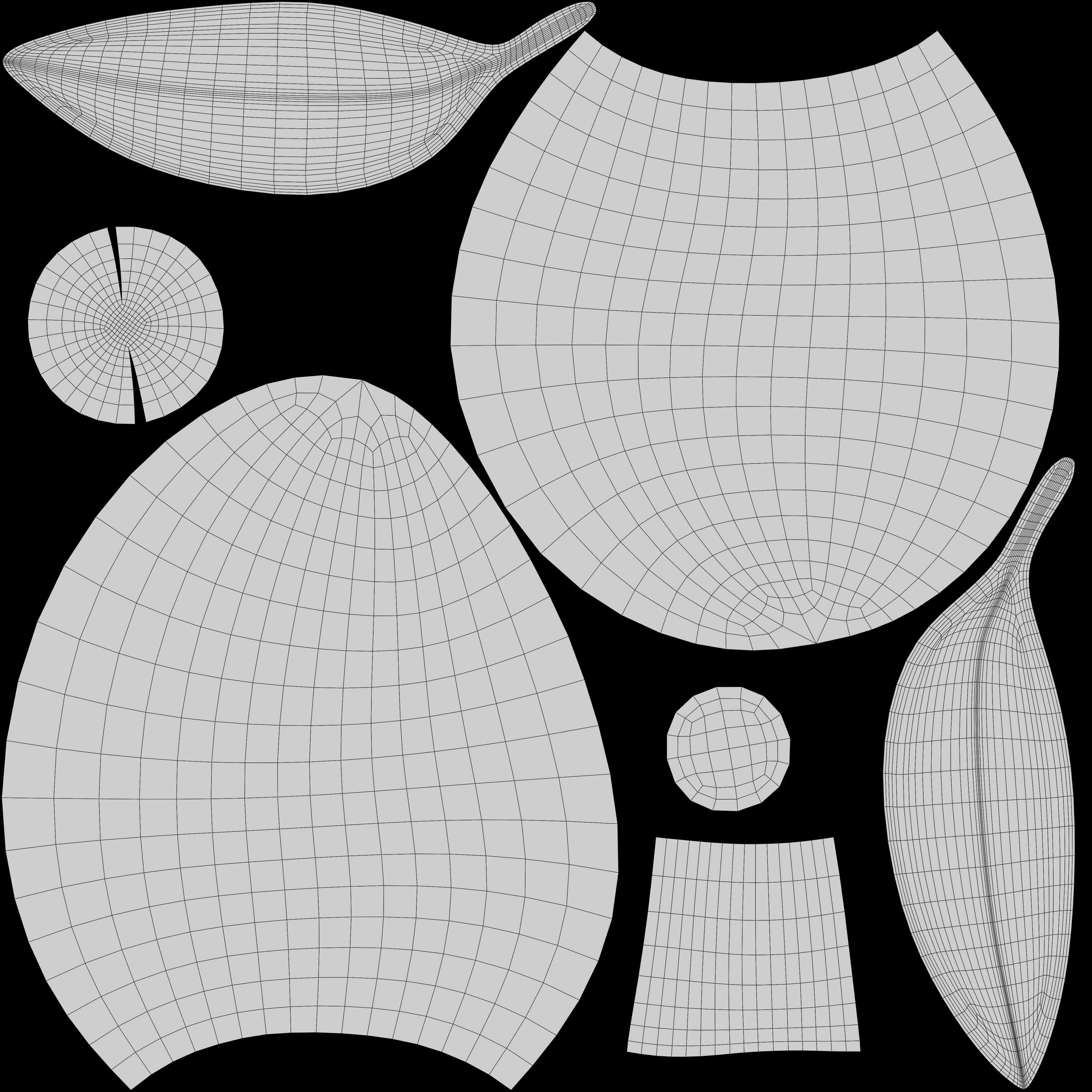 Mango Fruit Stylized 3D model_7