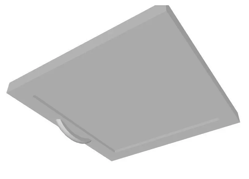 cabinet door Free 3D model_0