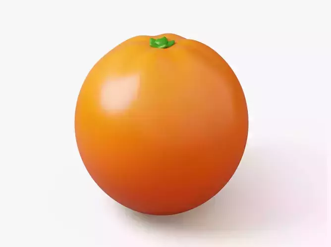 Orange Fruit Stylized 3D model