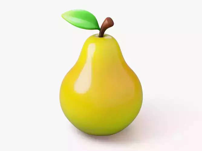 Pear Fruit Stylized 3D model