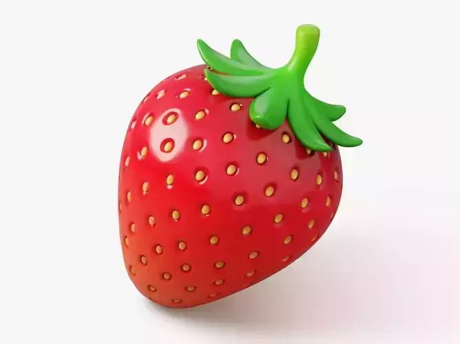 Strawberry Stylized 3D model