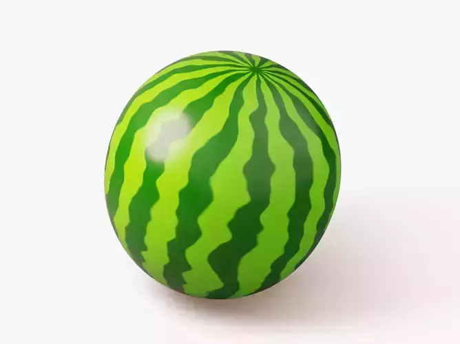 Watermelon Stylized 3D model