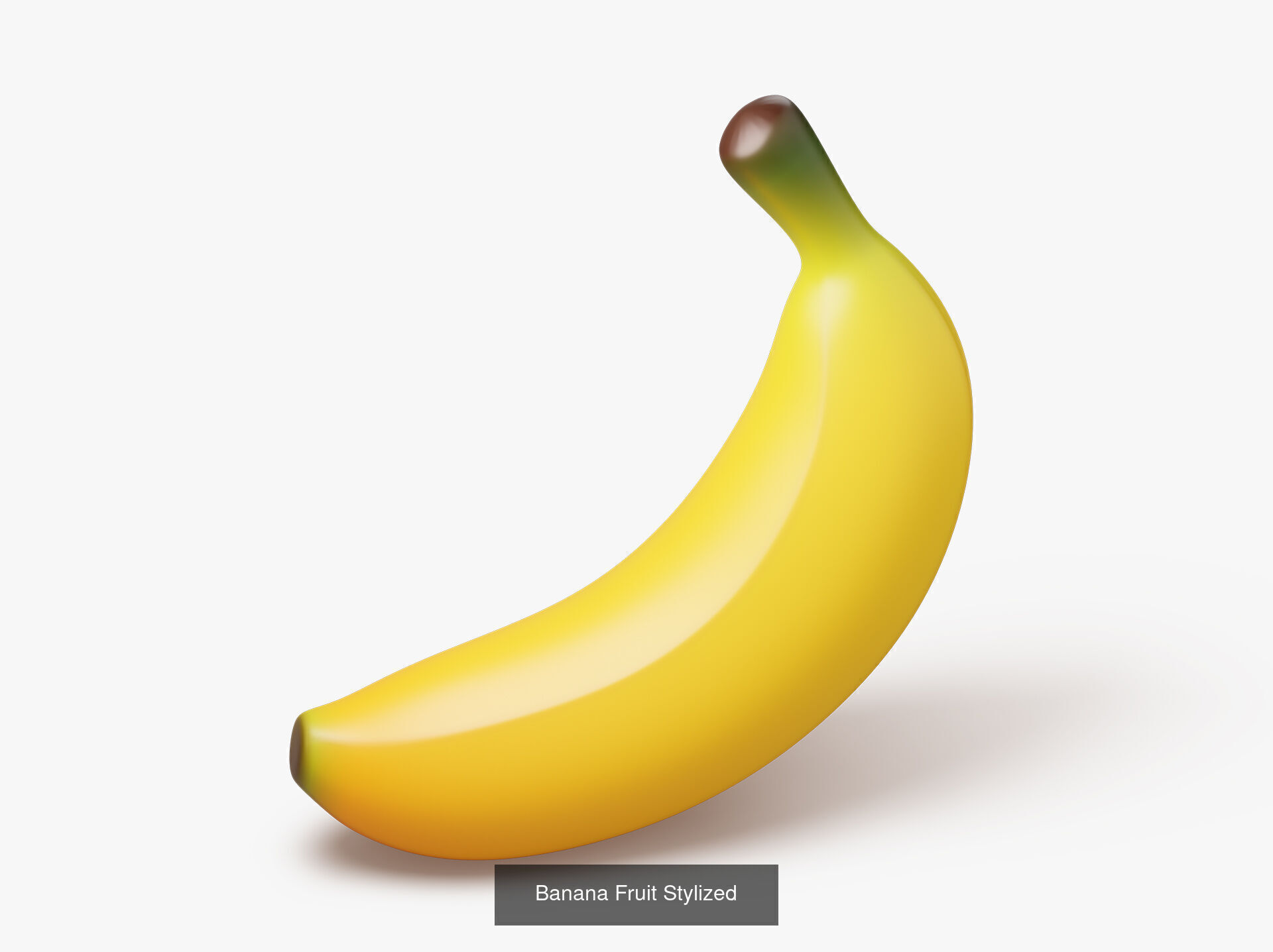 Set of Stylized Colorful Fruits 3D Model Collection_2