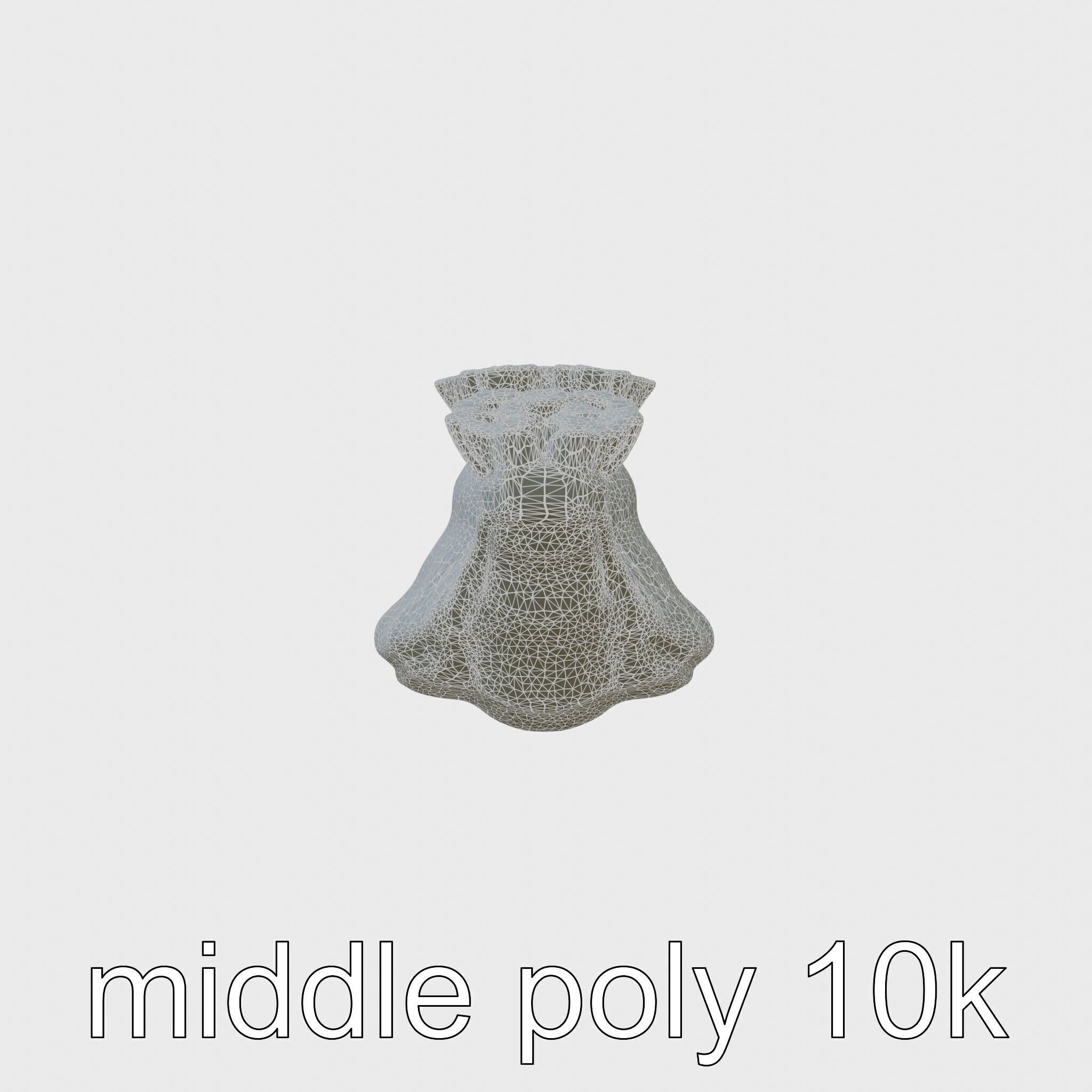 Electric Blue Nudibranch Sea Creature Model Low-poly 3D model_17