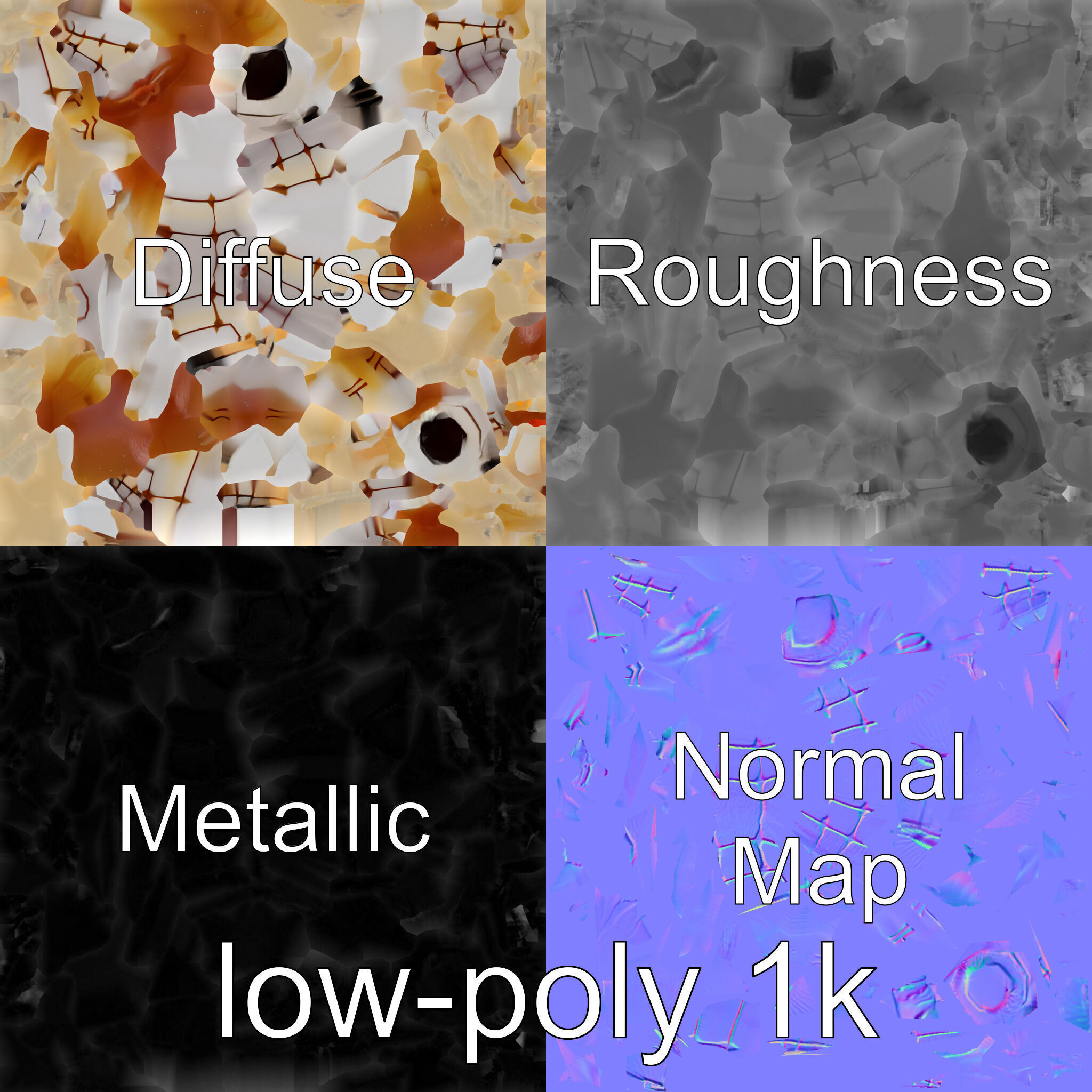 Bioluminescent Comb Jelly 3D Model with Cilia Details Low-poly 3D model_1