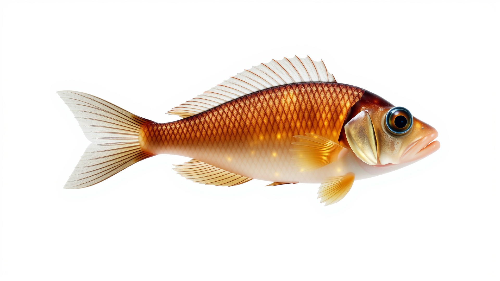 Lanternfish Bioluminescent Photophores Detailed Model Low-poly 3D model_3