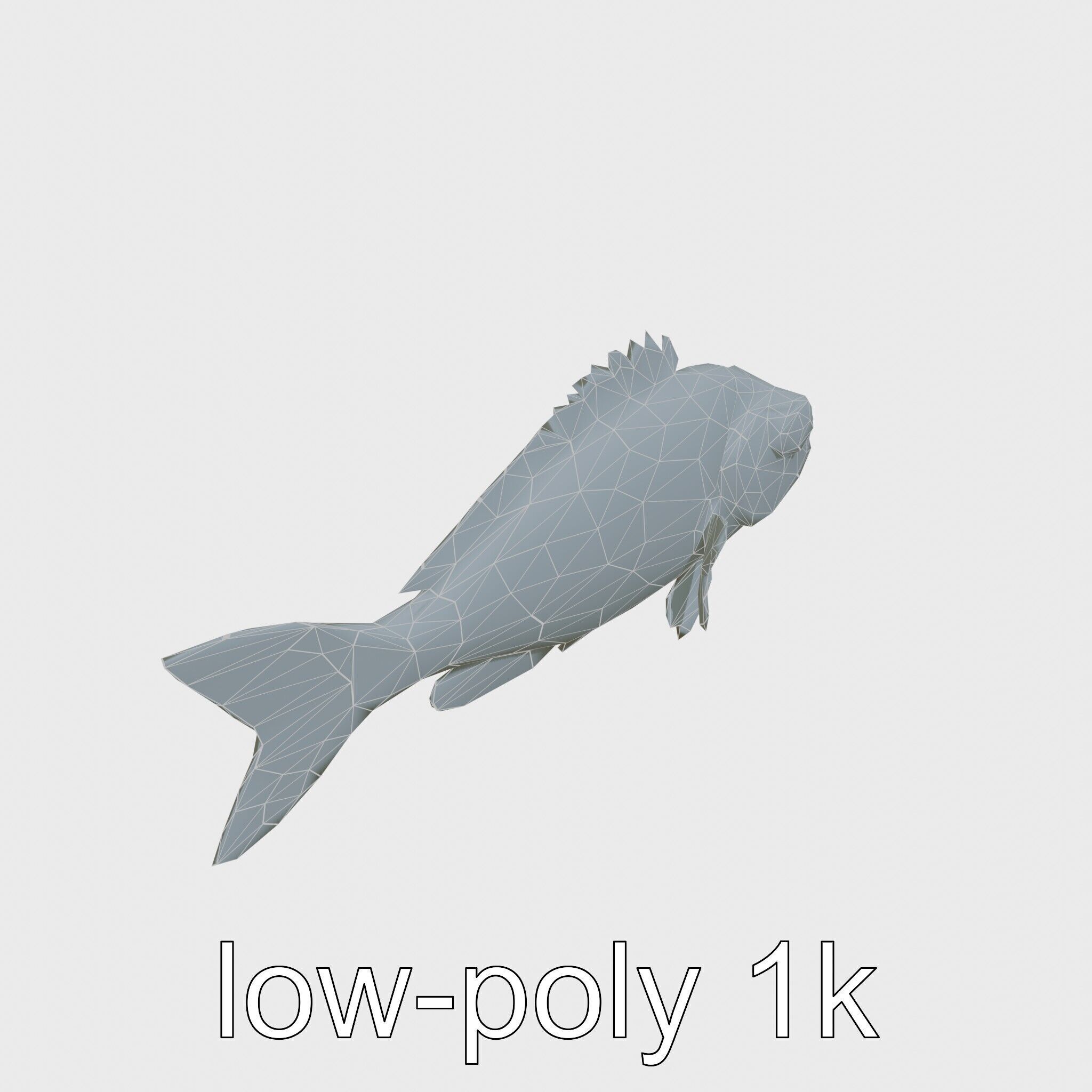 Lanternfish Bioluminescent Photophores Detailed Model Low-poly 3D model_14