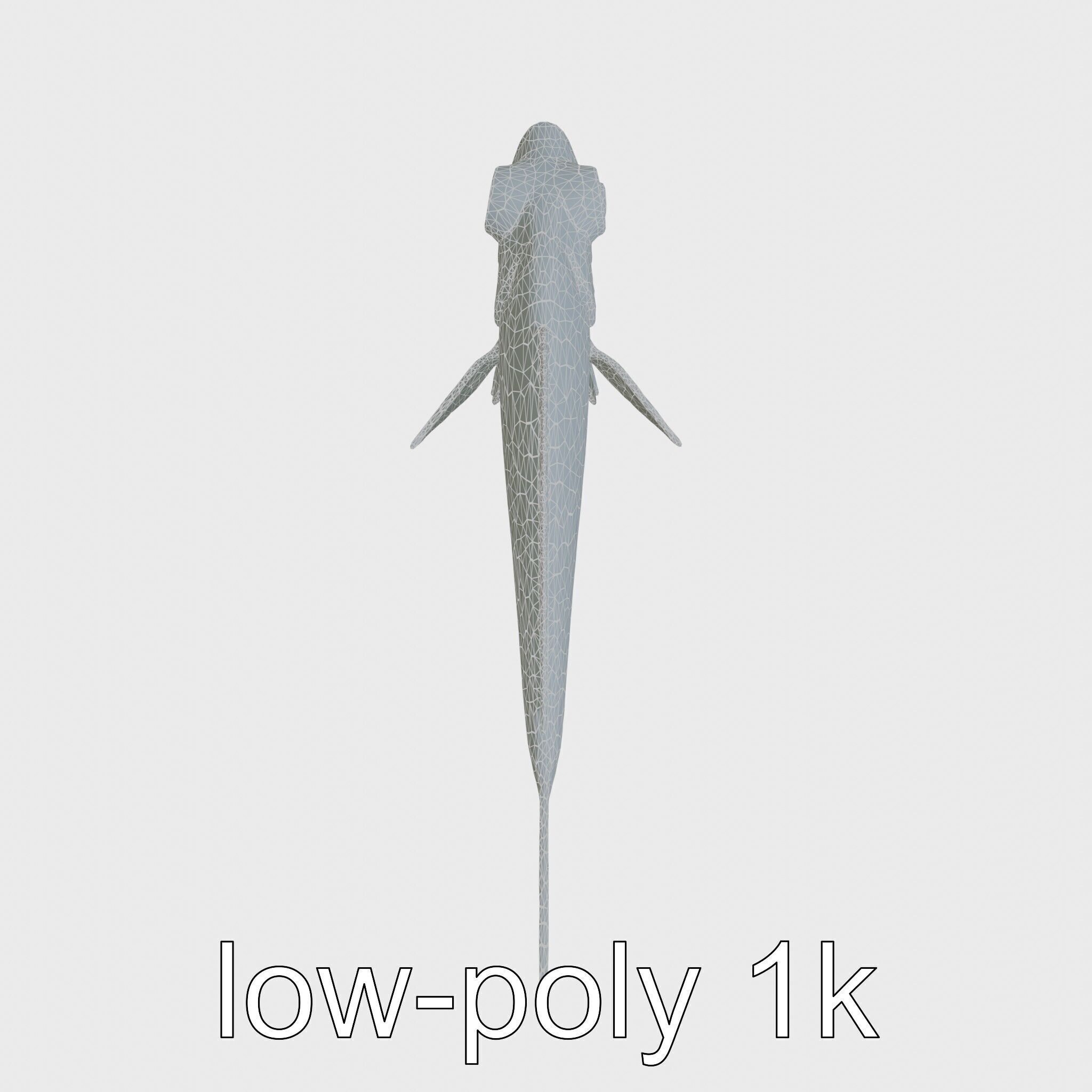 Lanternfish Bioluminescent Photophores Detailed Model Low-poly 3D model_12