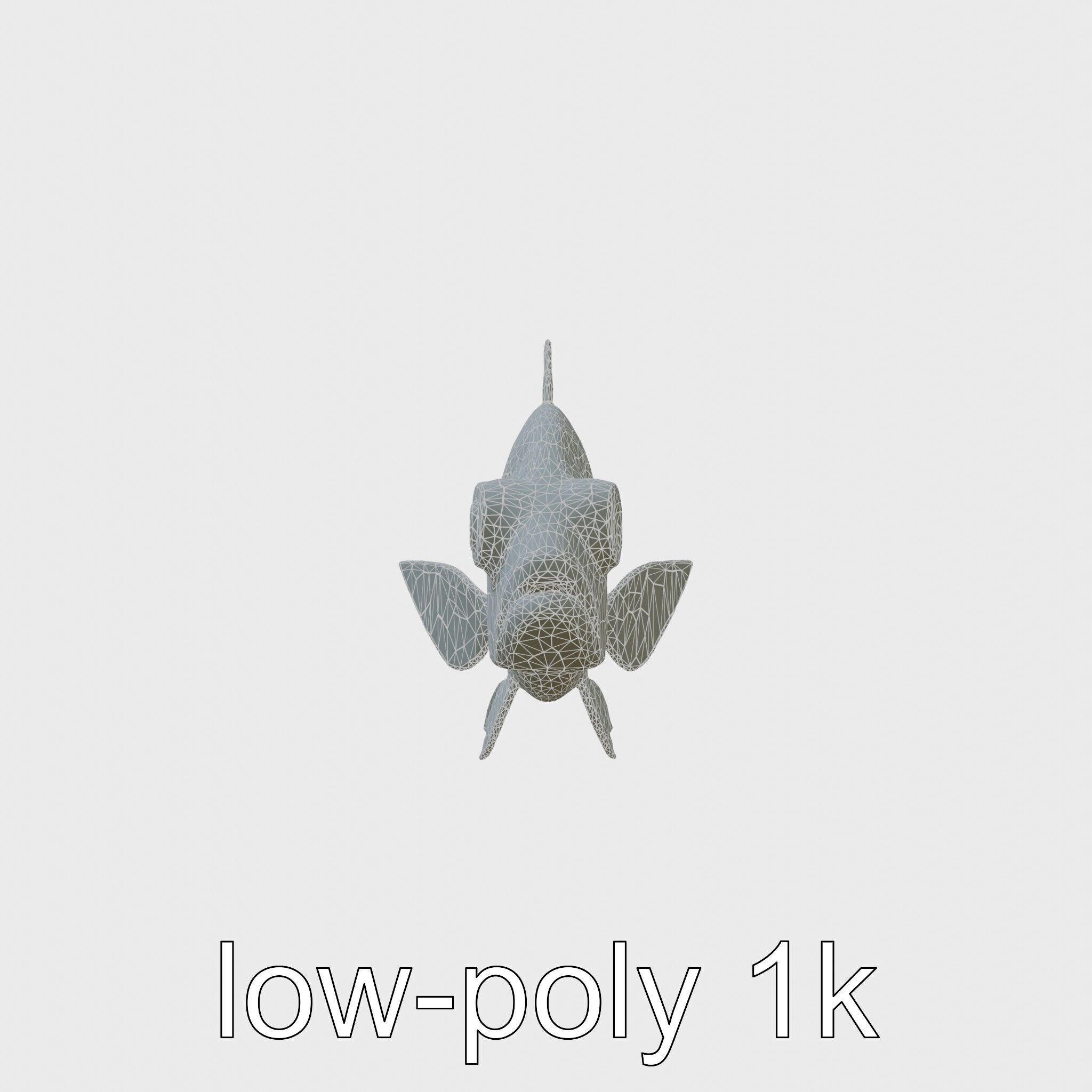 Lanternfish Bioluminescent Photophores Detailed Model Low-poly 3D model_23
