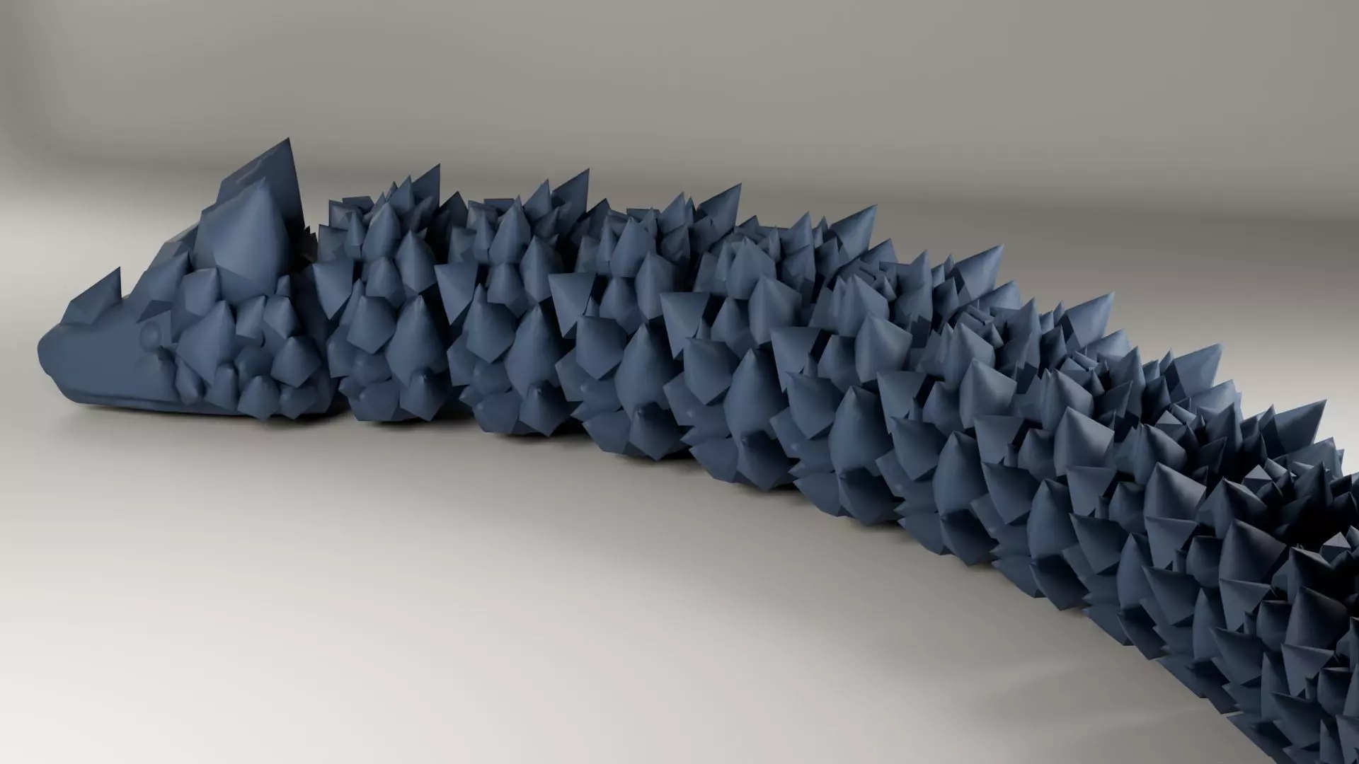 Articulated Crystal Snake 3D print model_1