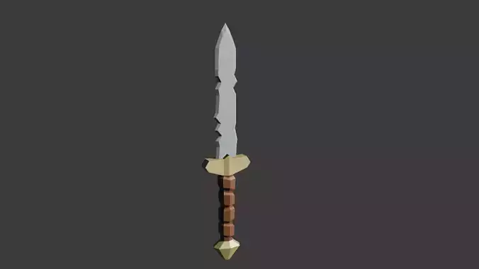 LOW POLY SWORD FOR BLENDER