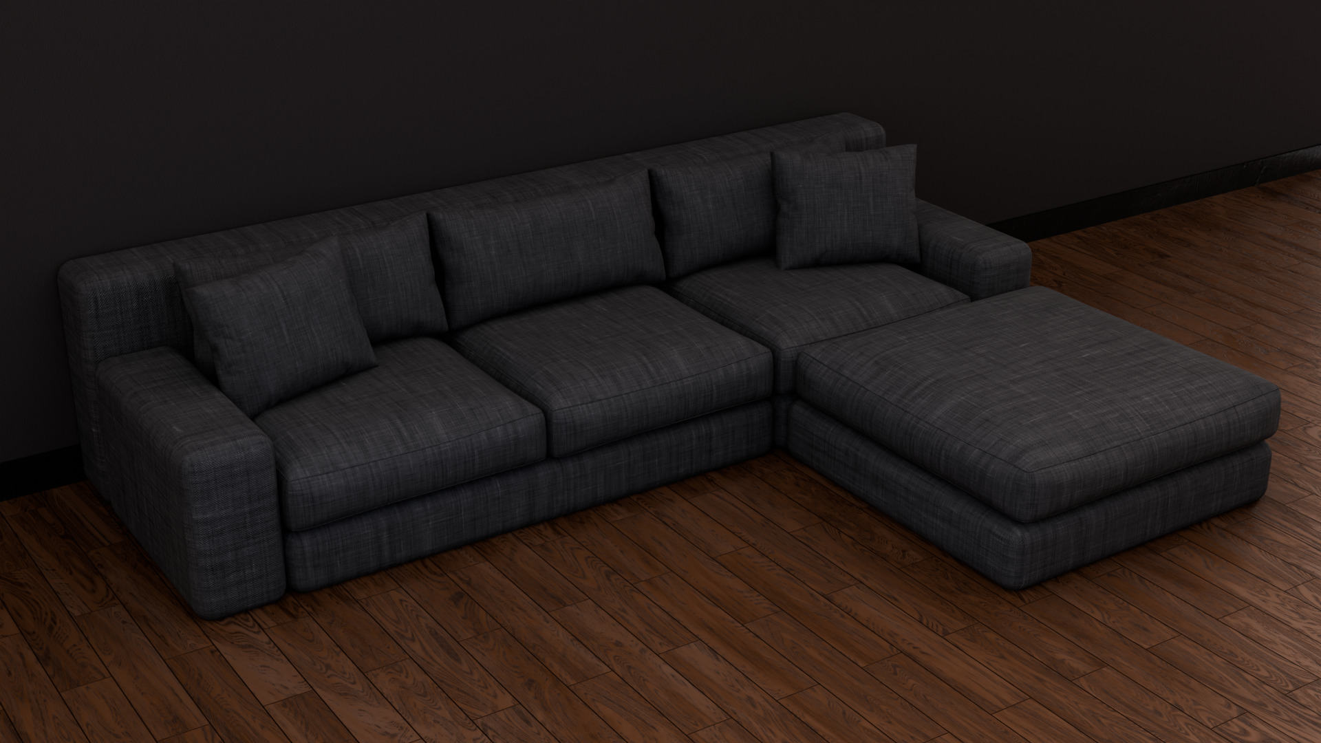 High - Poly Sofa High-Quality 3D Model Free 3D model_6