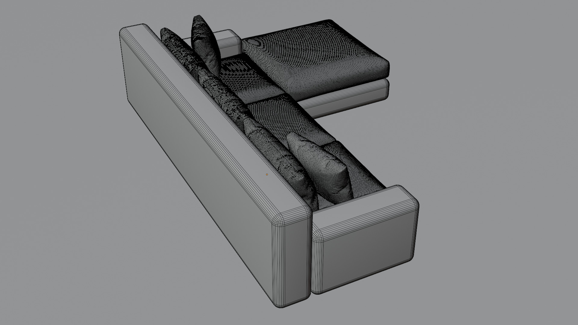 High - Poly Sofa High-Quality 3D Model Free 3D model_19