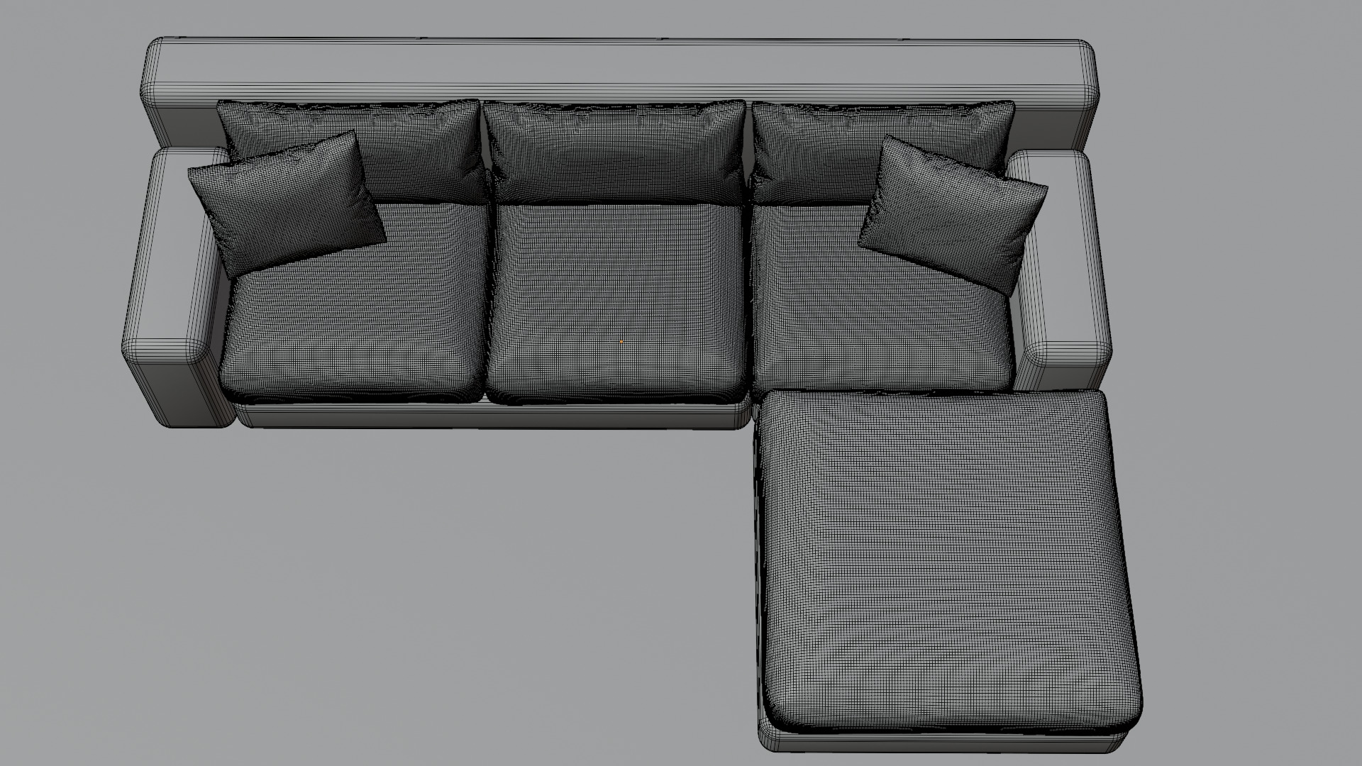 High - Poly Sofa High-Quality 3D Model Free 3D model_18
