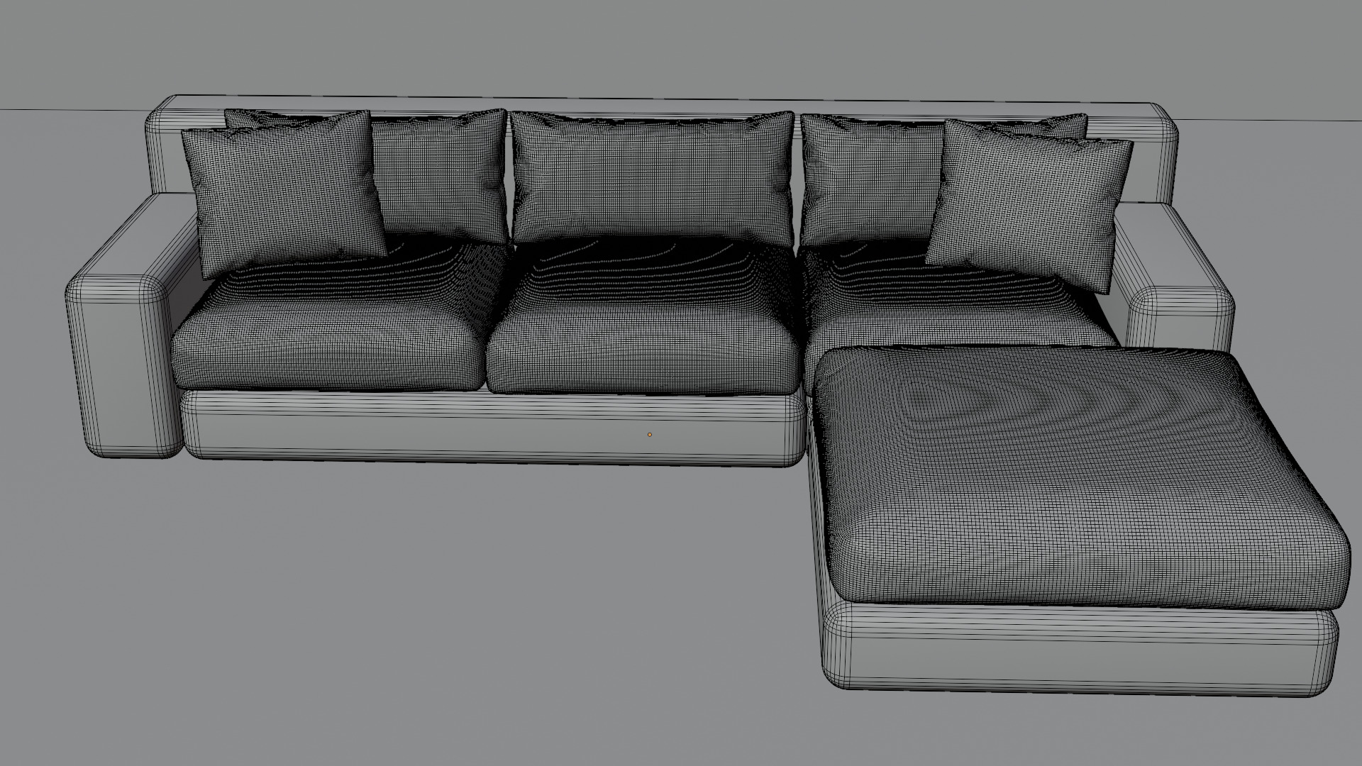 High - Poly Sofa High-Quality 3D Model Free 3D model_17