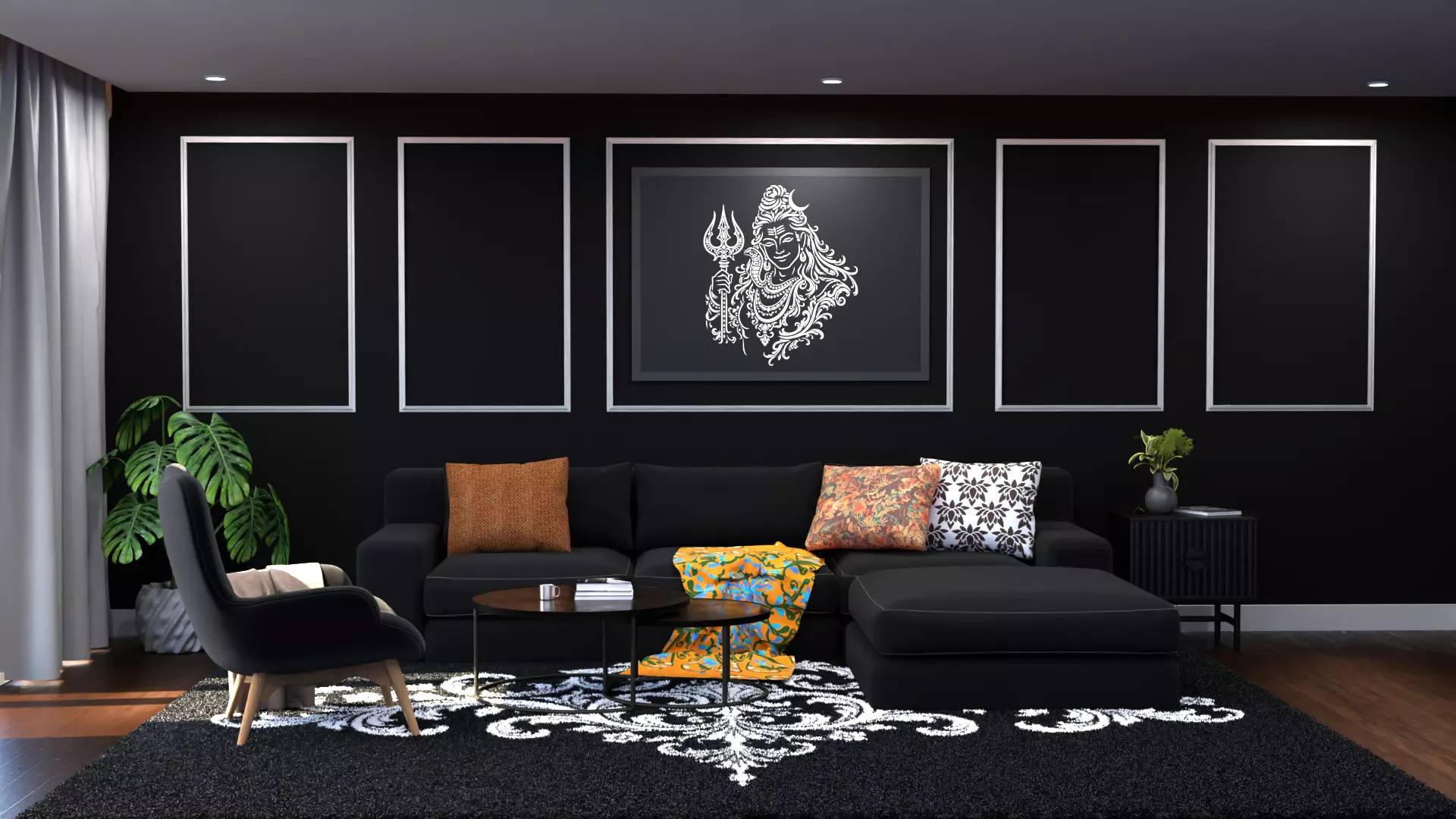 High - Poly Sofa High-Quality 3D Model Free 3D model