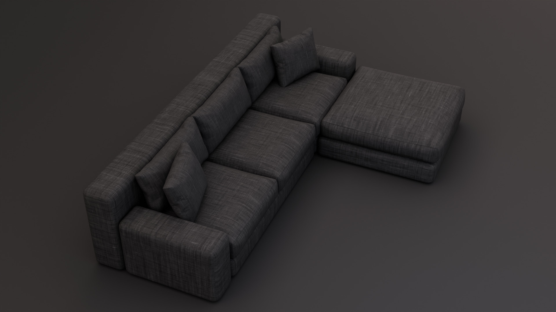 High - Poly Sofa High-Quality 3D Model Free 3D model_5