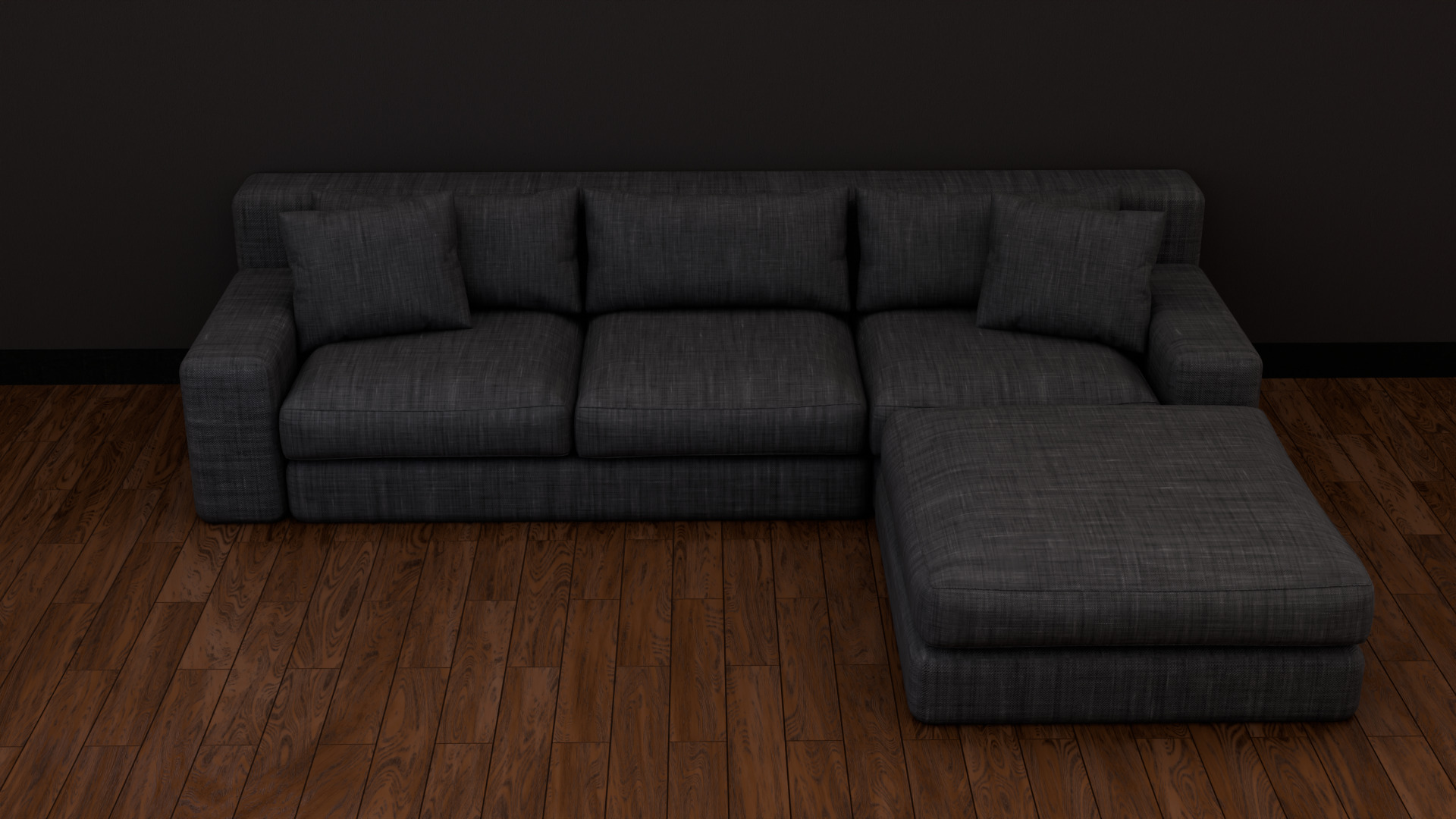 High - Poly Sofa High-Quality 3D Model Free 3D model_7
