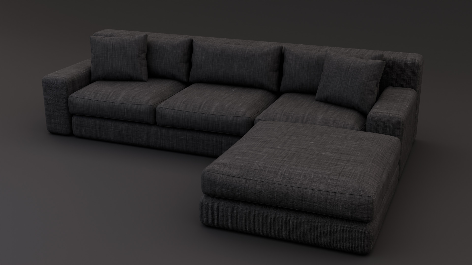 High - Poly Sofa High-Quality 3D Model Free 3D model_3