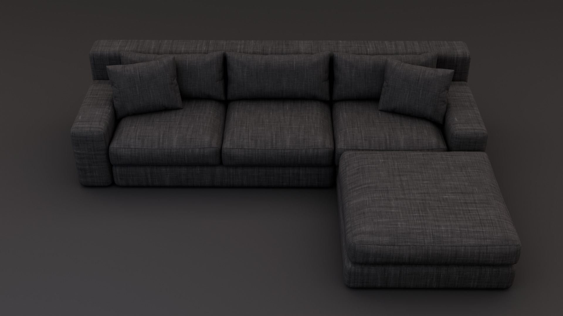 High - Poly Sofa High-Quality 3D Model Free 3D model_4