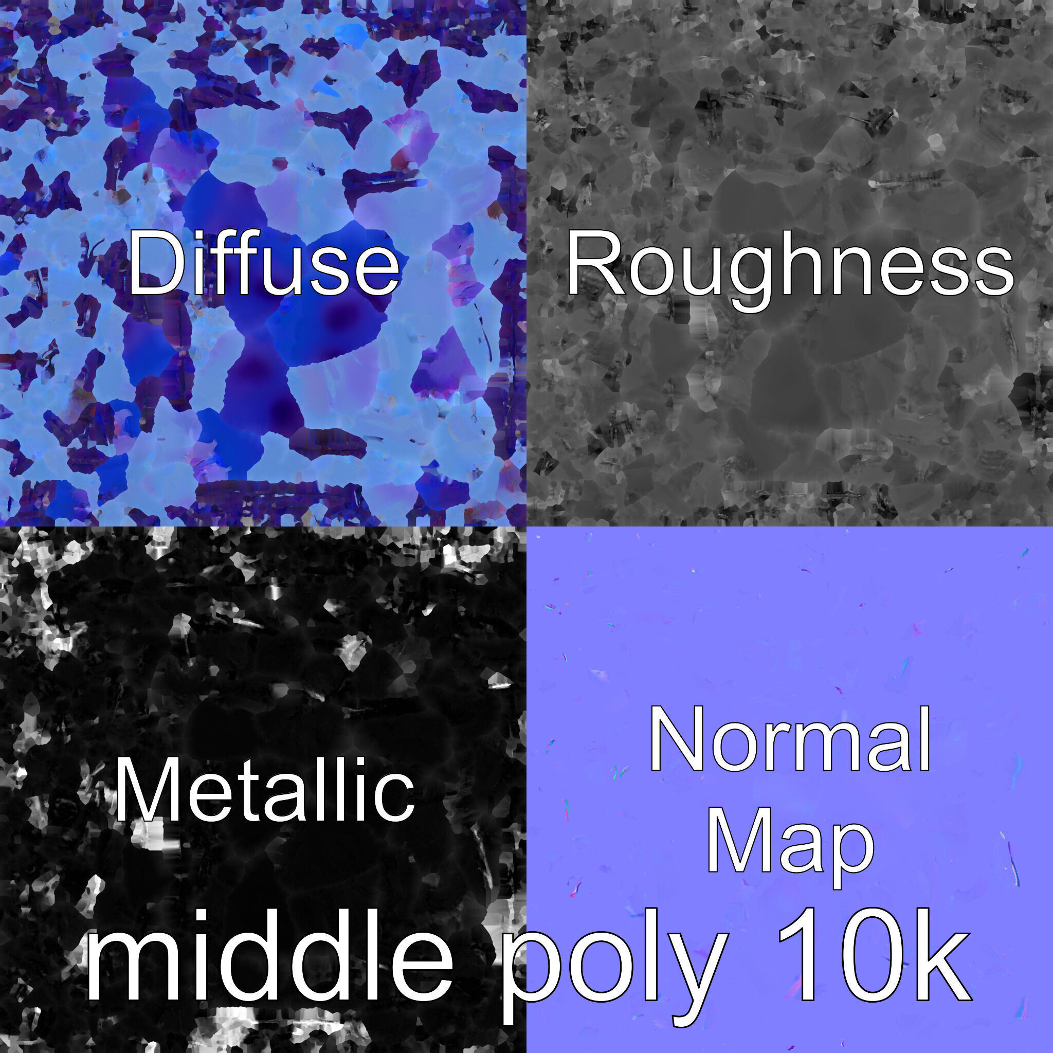 Bioluminescent Deep-Sea Jellyfish with Glowing Tentacles Low-poly 3D model_30