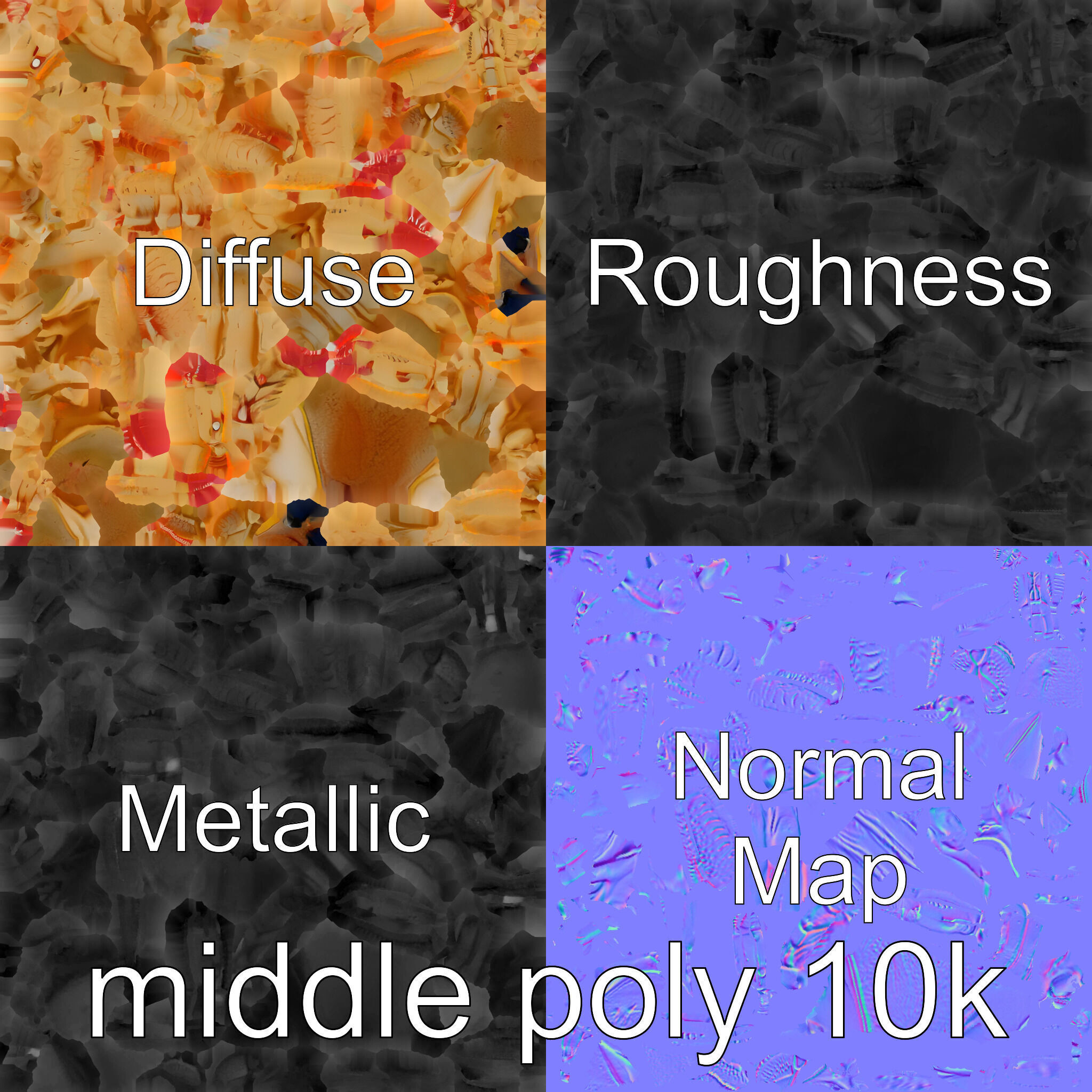 Arrow Crab Detailed 3D Model with Elongated Body and Pointed ... Low-poly 3D model_27