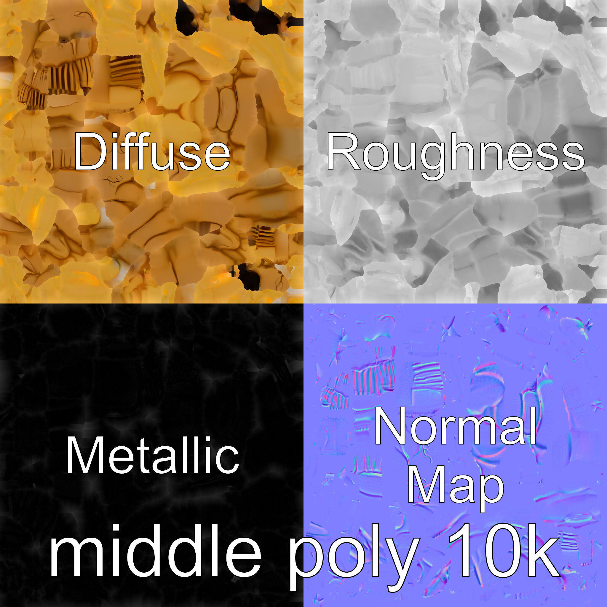 Decorator Crab Model with Camouflage Behavior Low-poly 3D model_30