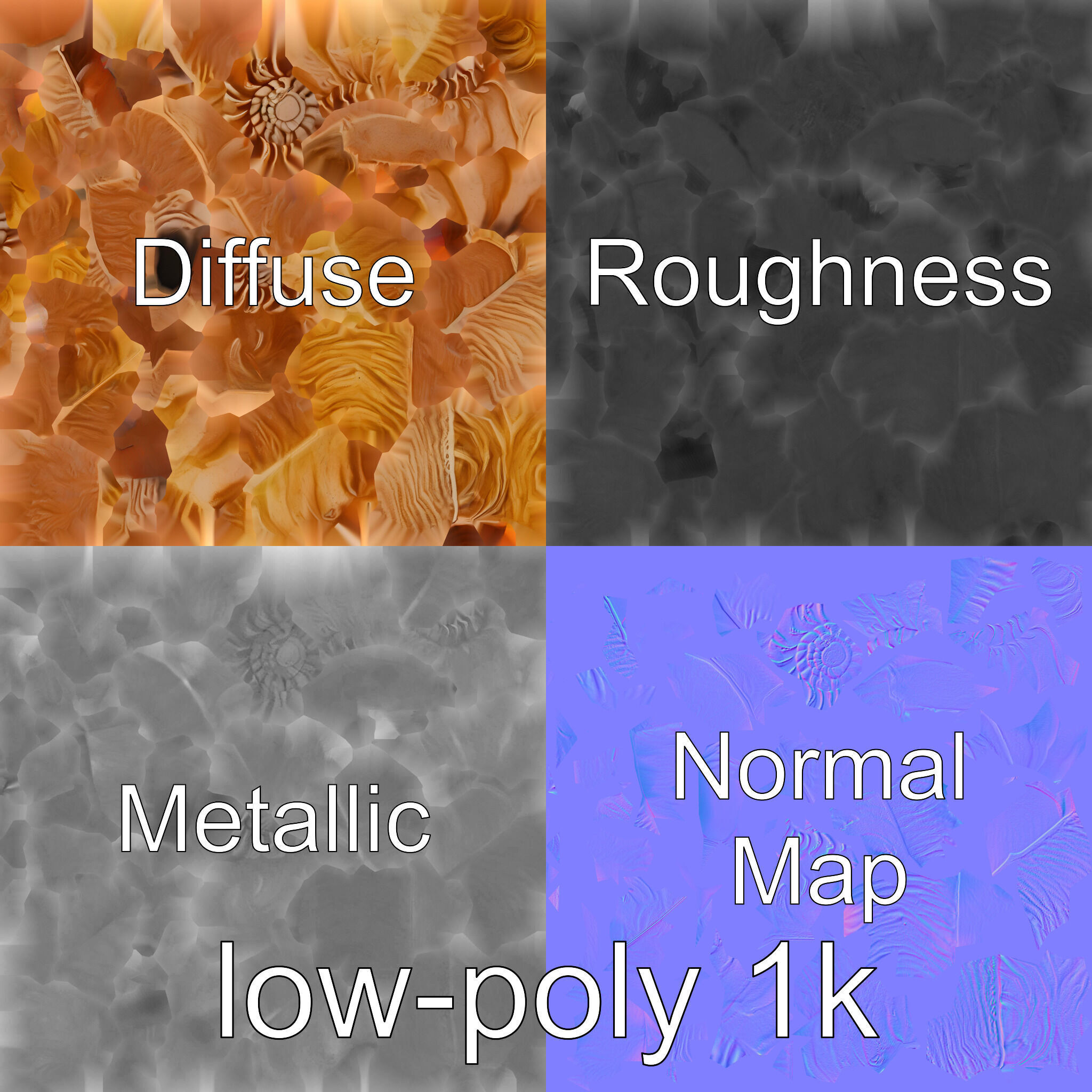 Paper Nautilus Delicate Shell Structure Model Low-poly 3D model_1