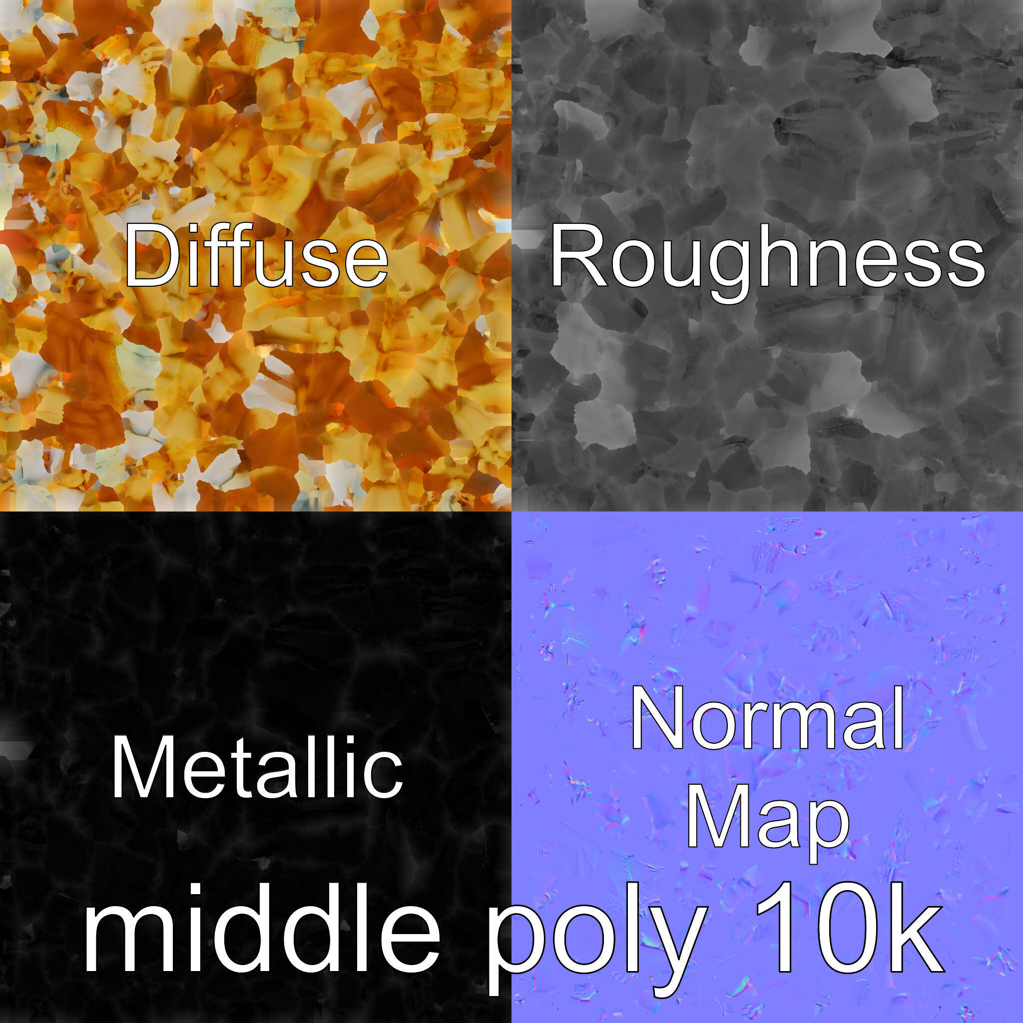 Porcelain Crab 3D Model with Detailed Anatomy Low-poly 3D model_22