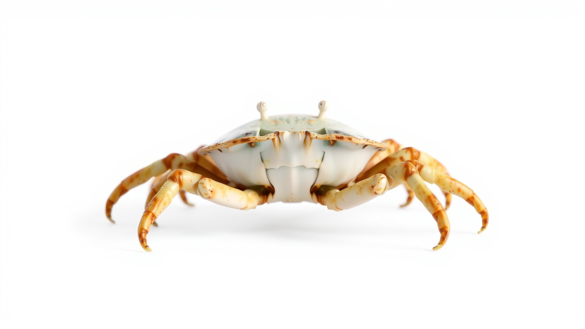 Porcelain Crab 3D Model with Detailed Anatomy Low-poly 3D model_3