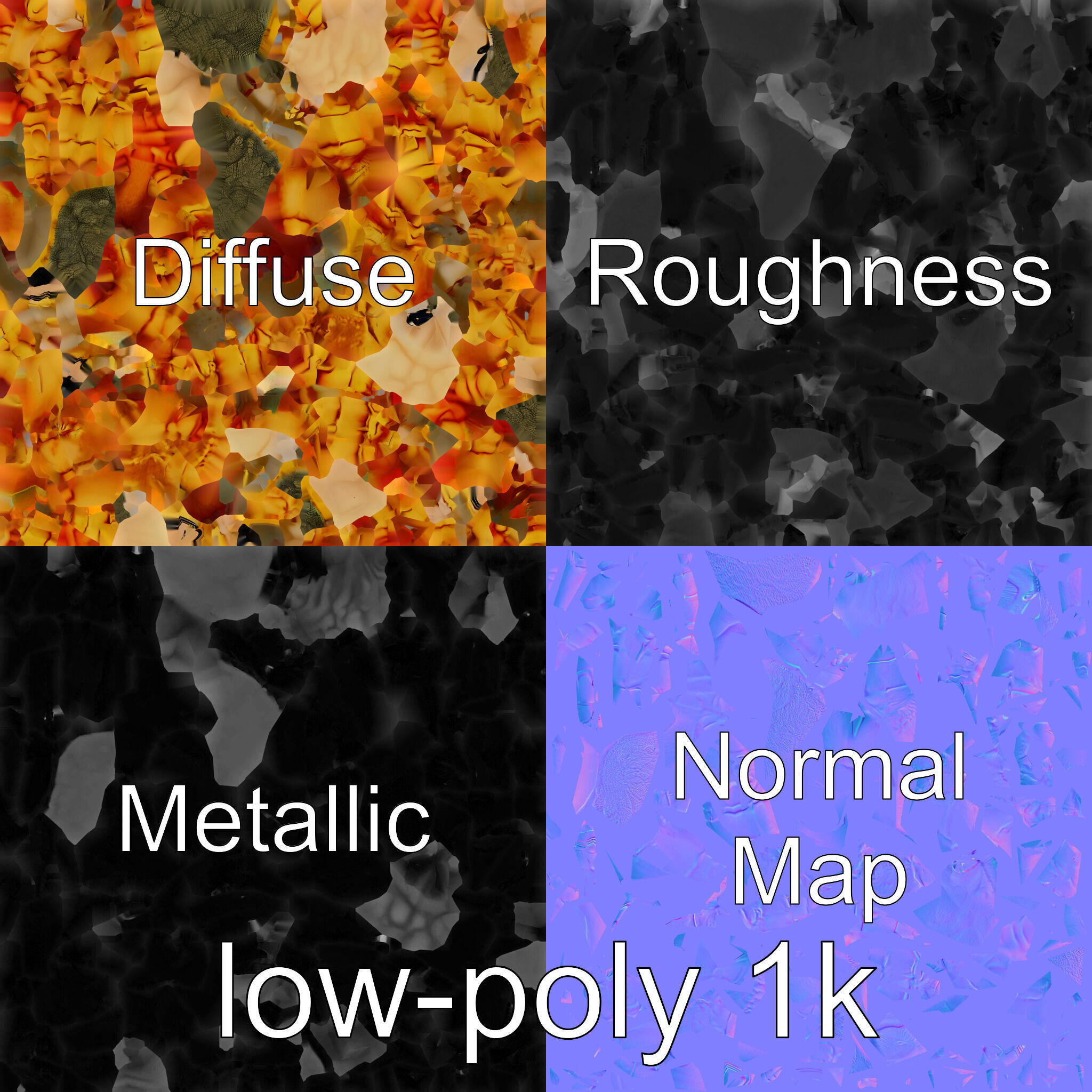 Realistic Hermit Crab with Borrowed Shell 3D Model Low-poly 3D model_1