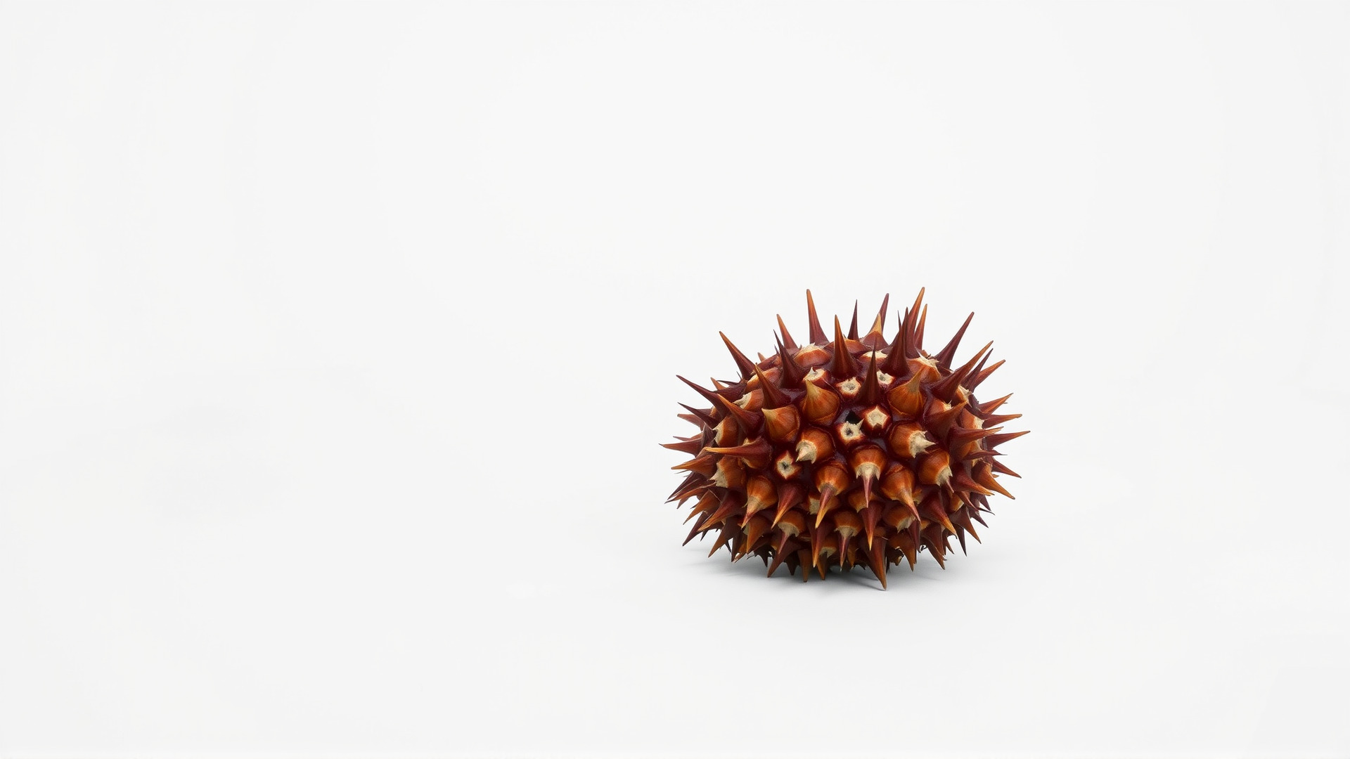 Venomous Fire Urchin with Spines Low-poly 3D model_3