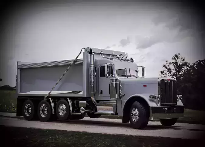 Peterbilt 389 Dump Truck 3D model